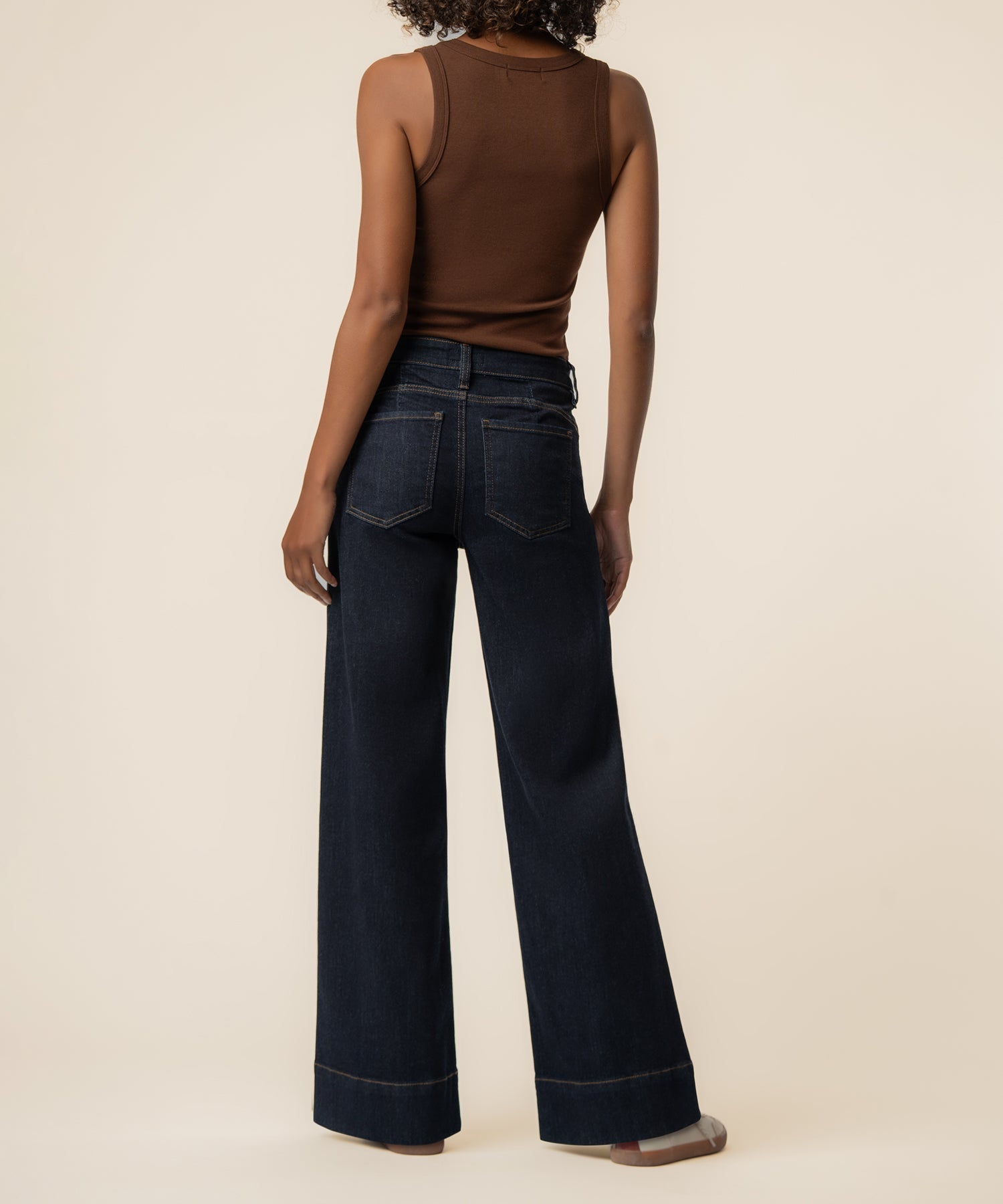 Maya High Rise Wide Leg in Amaze