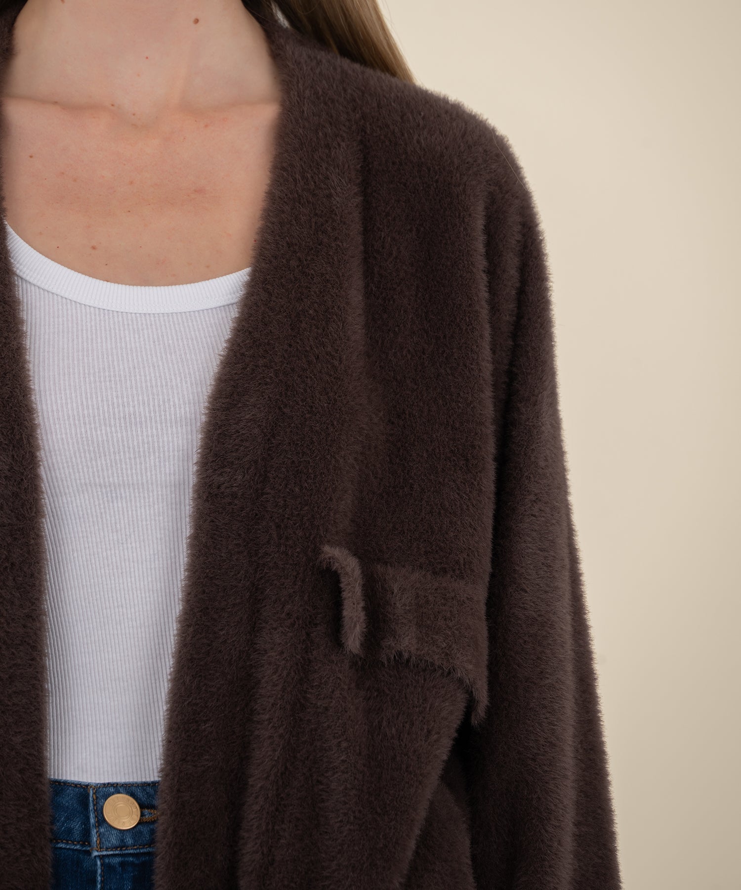 Jana Cardigan - Chocolate