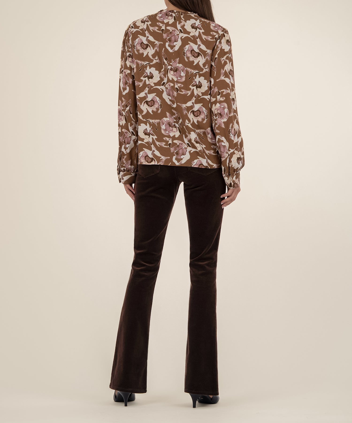 Isley Blouse - Mocha/Mauve