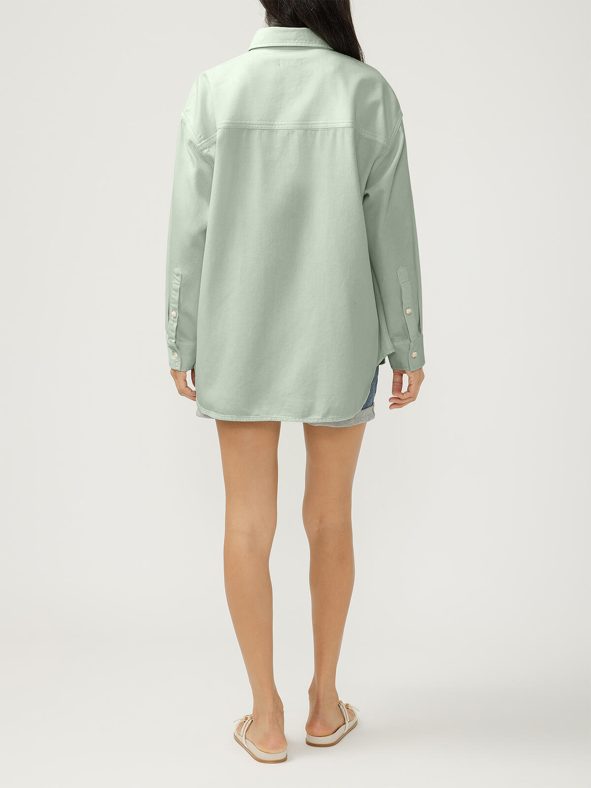 Relaxed Button-up Beach Shirt