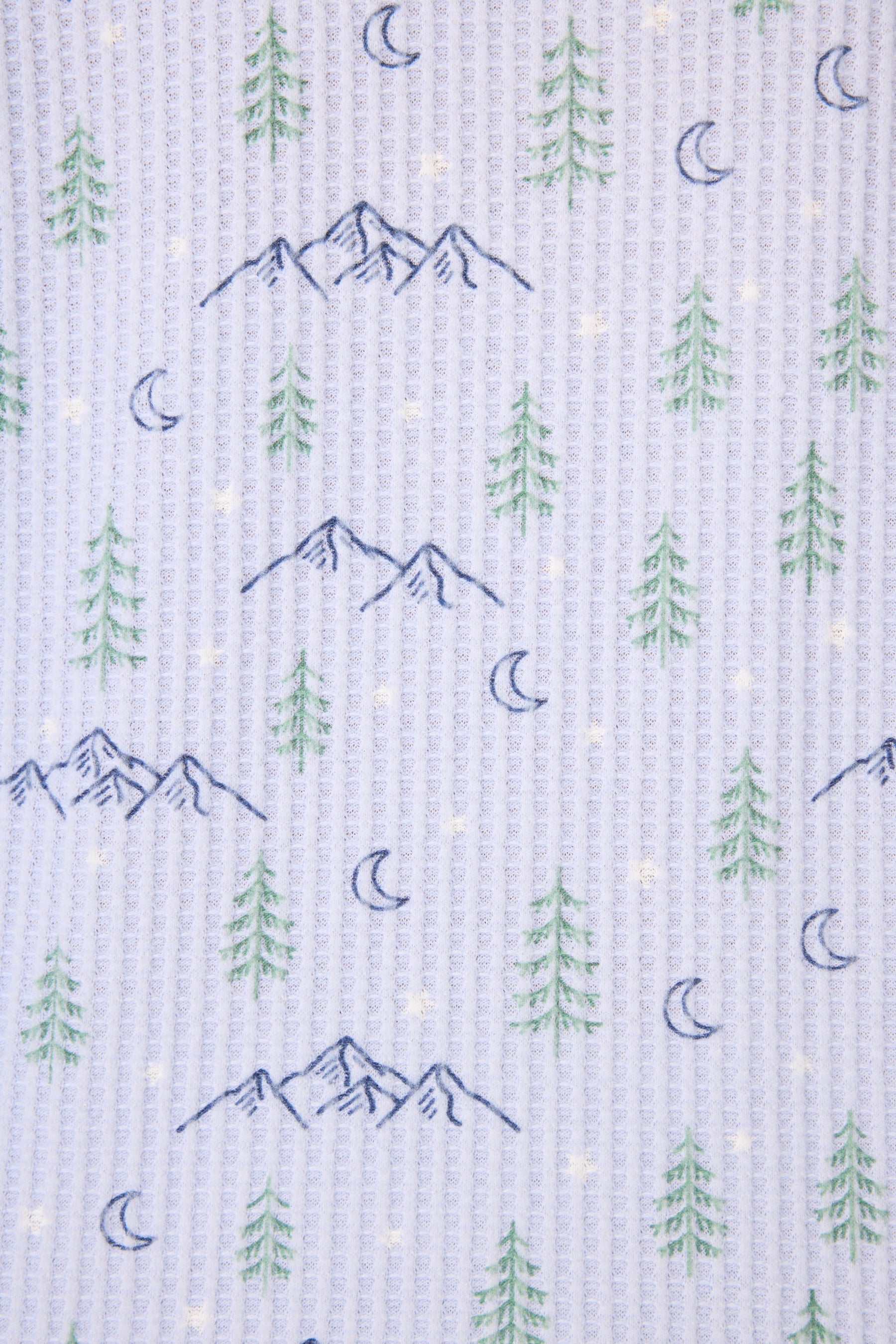 Ski Jammies Classic Set - Periwinkle Mountains