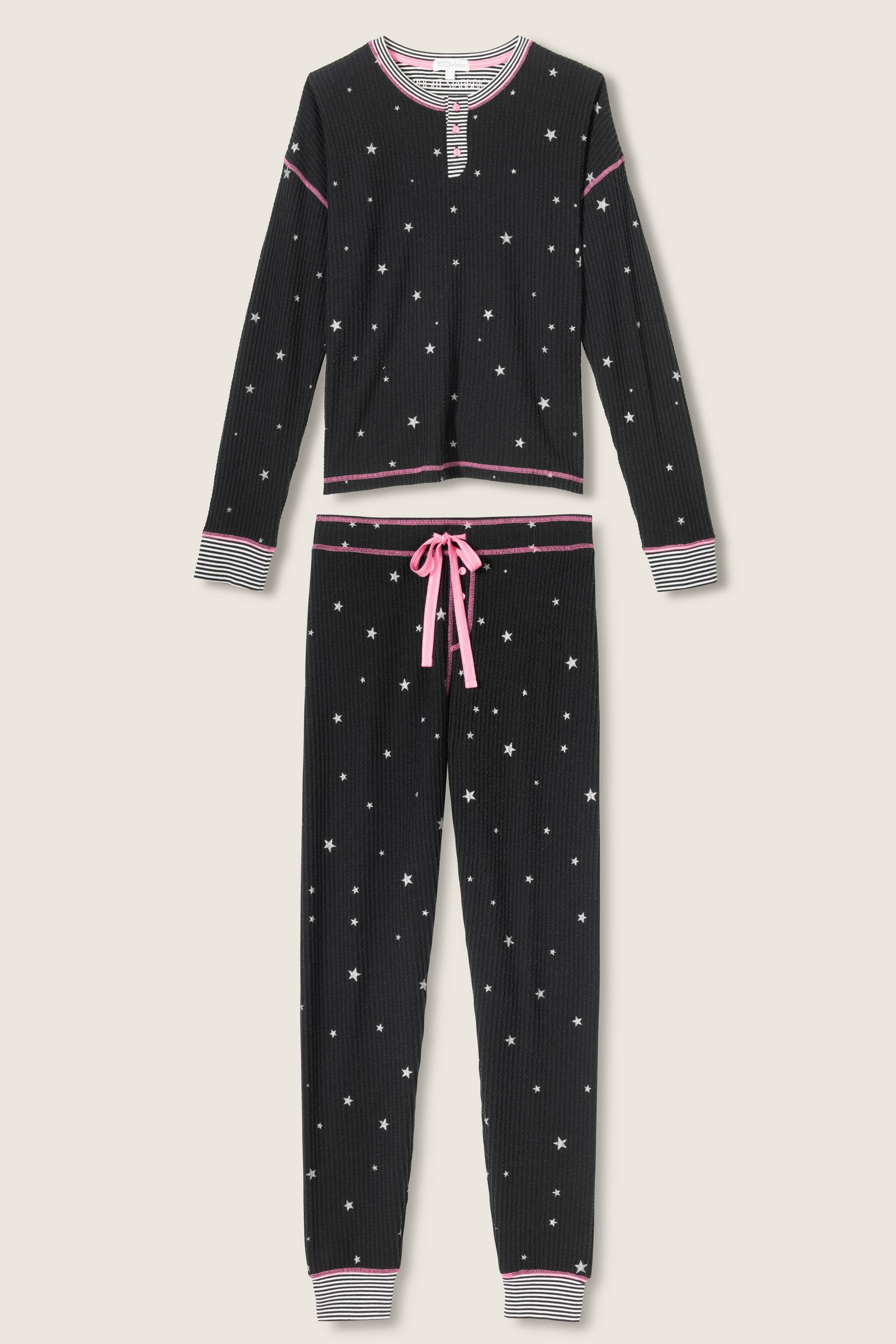 Ski Jammies Classic Set - Black Night Sky
