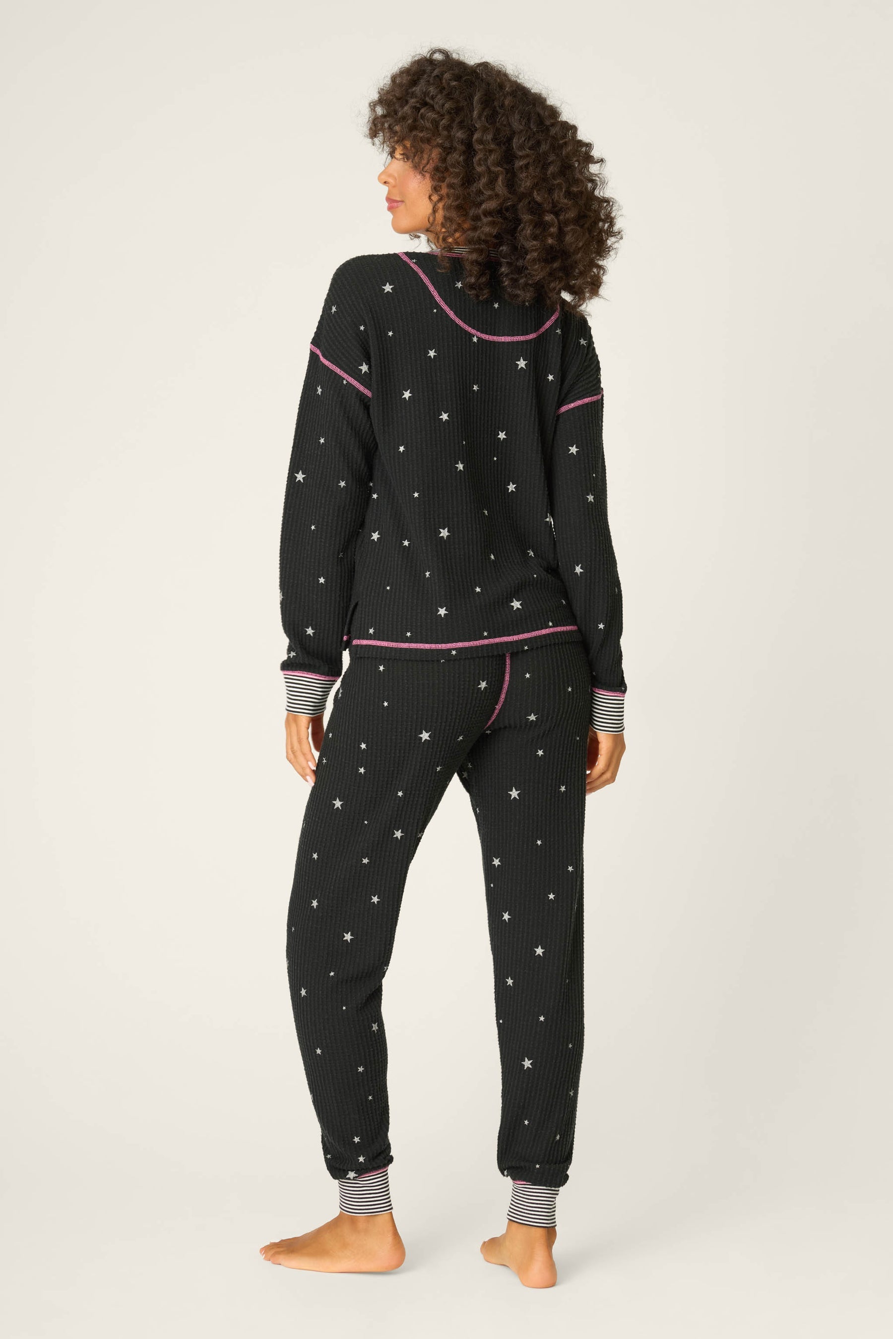 Ski Jammies Classic Set - Black Night Sky