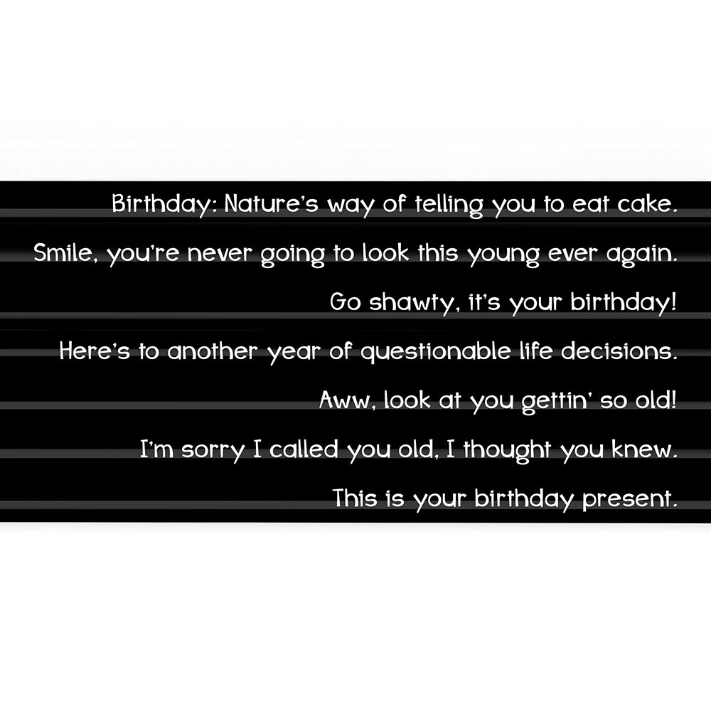 Happy Birthday Quotable Pencils