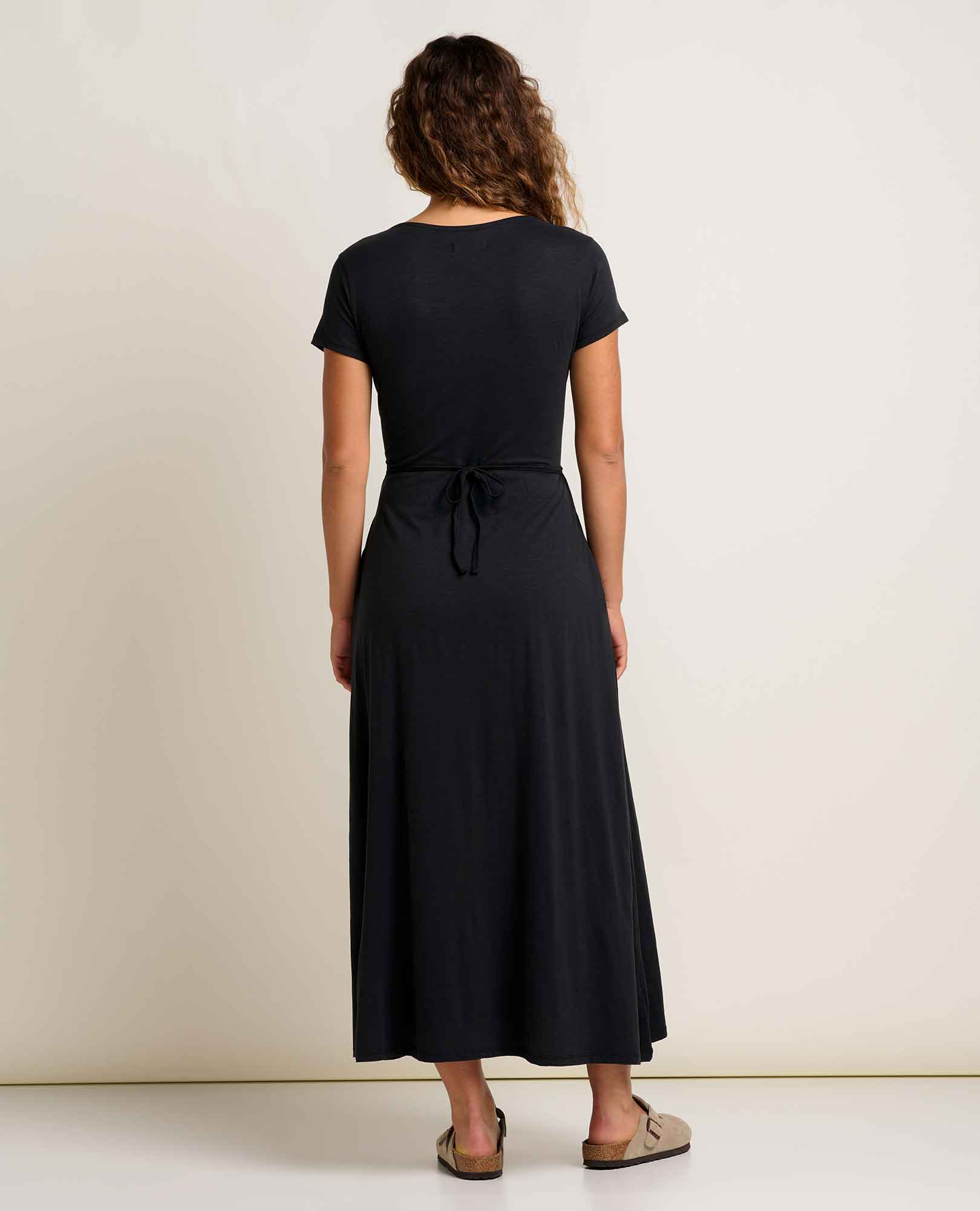 Rose Midi Dress - Black