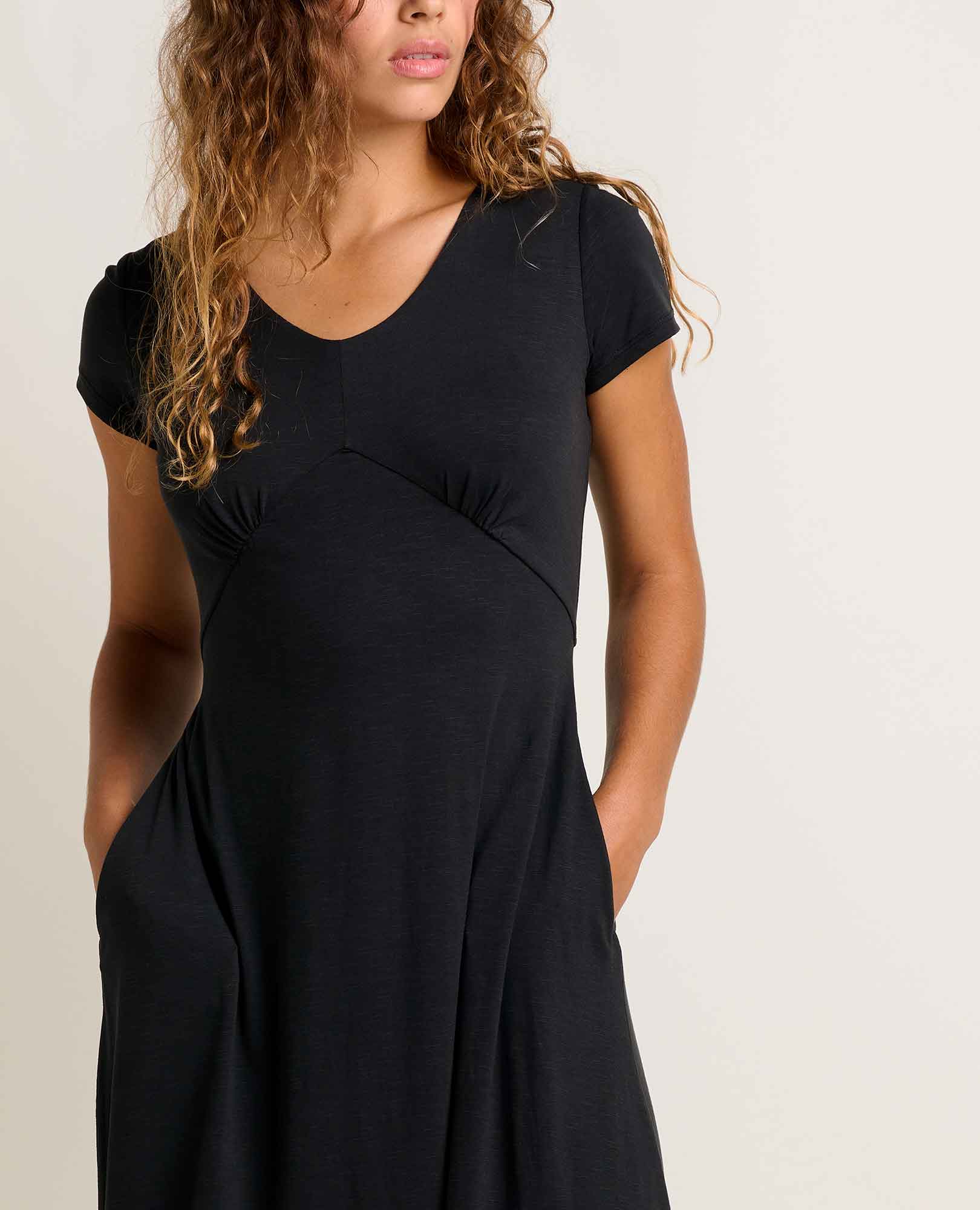 Rose Midi Dress - Black