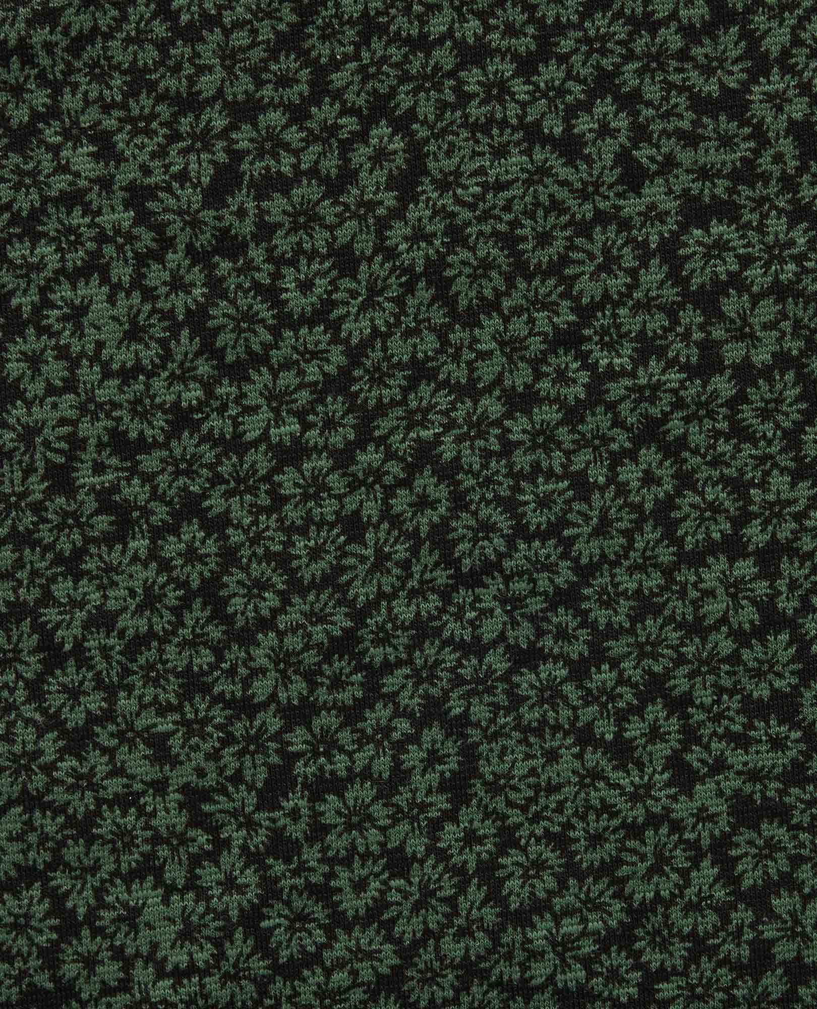 Rose Midi Dress - Cilantro Ditsy Print