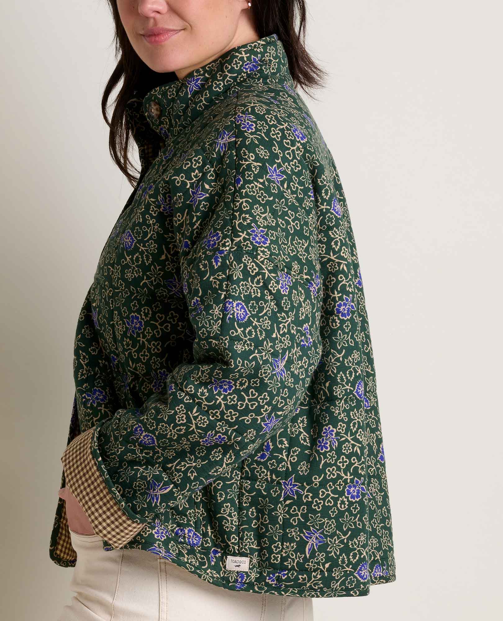 Manzana Quilted Jacket - Pasture Floral Print