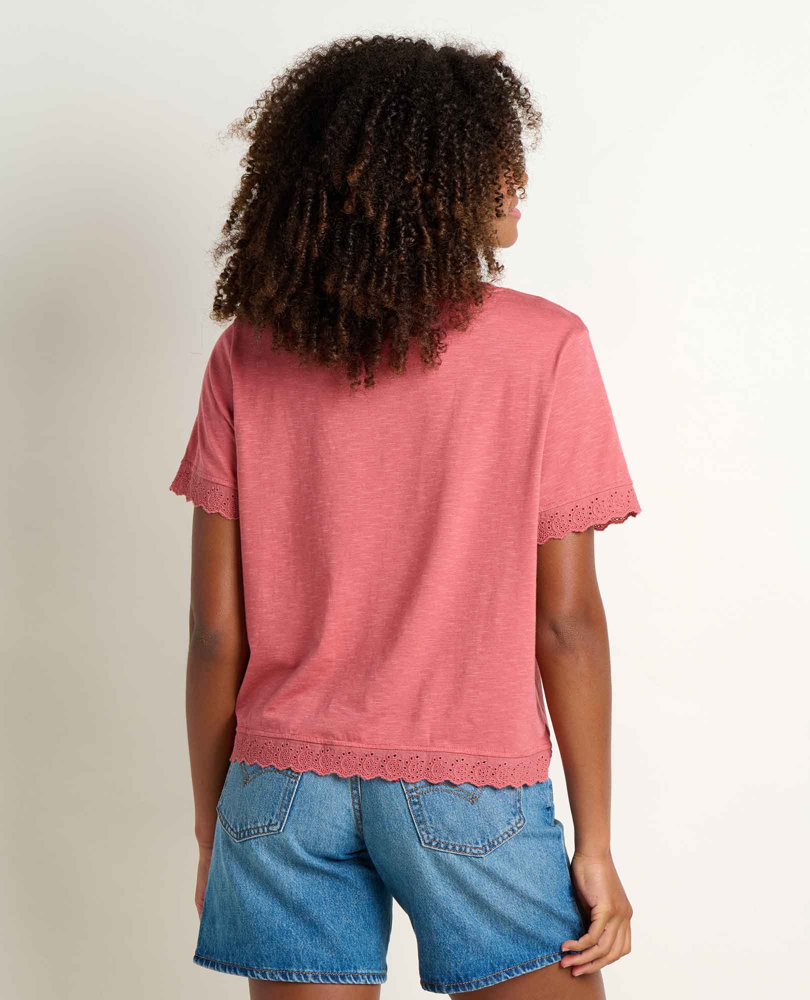 Clara Tee - Dusty Cedar