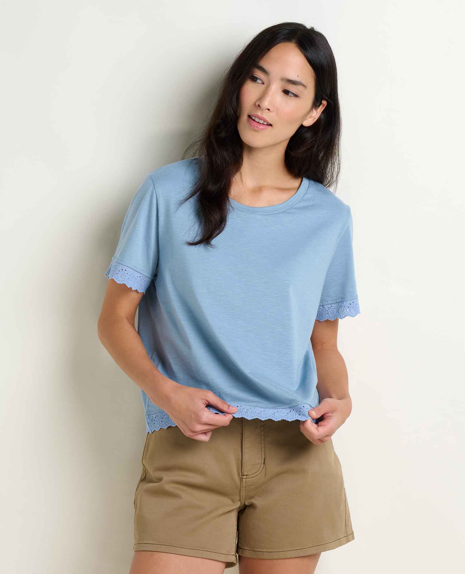 Clara Tee - Weathered Blue