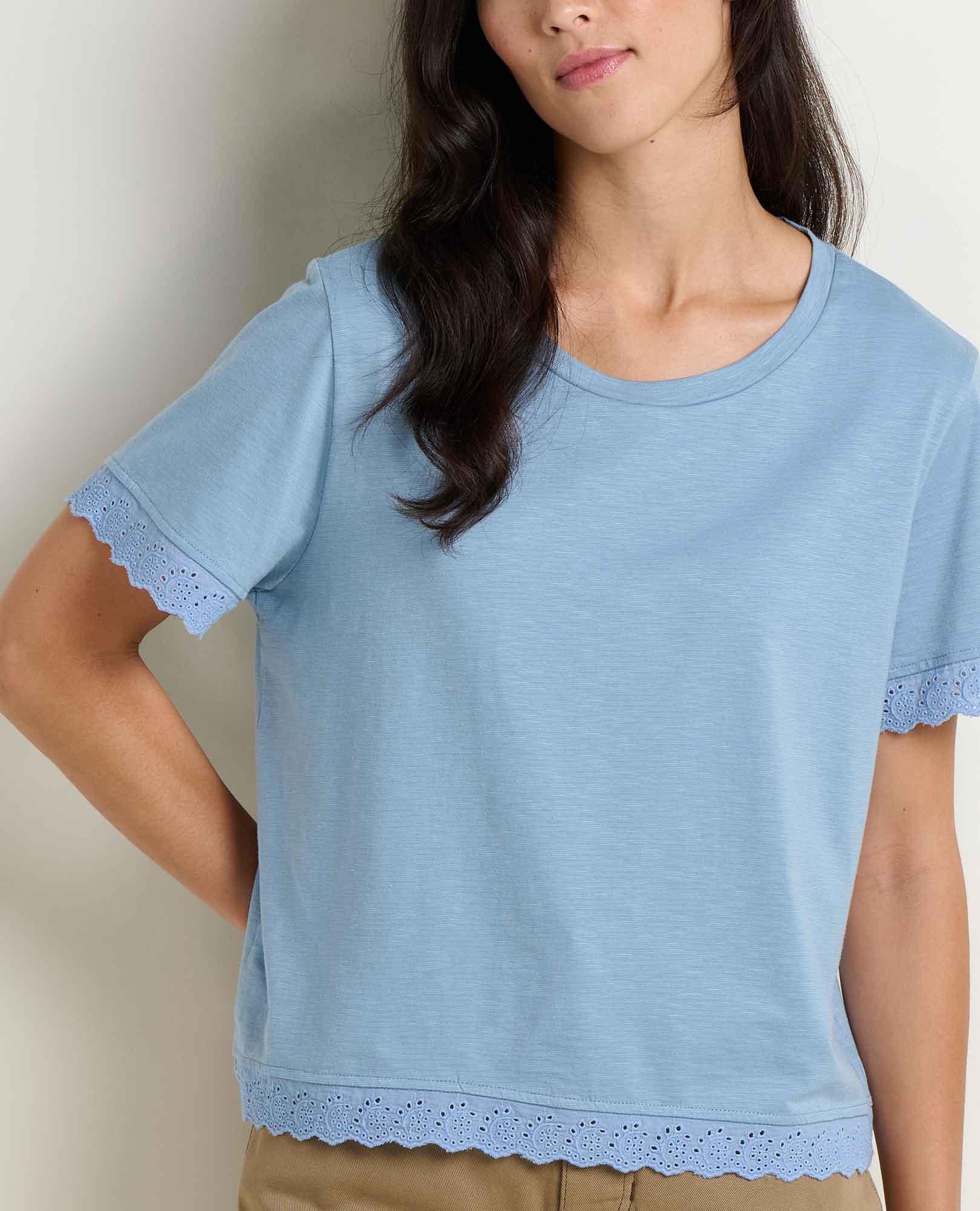 Clara Tee - Weathered Blue