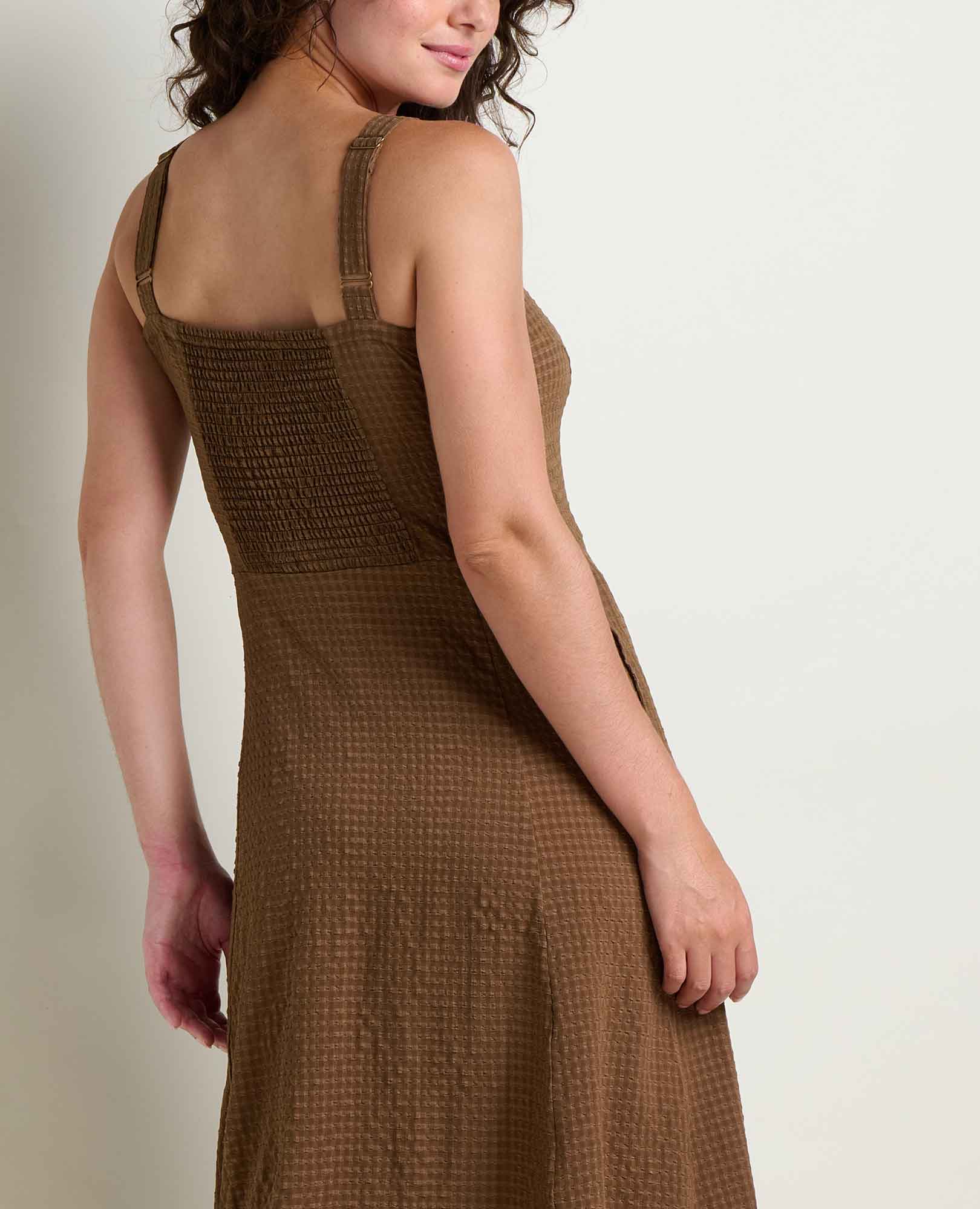 Sunkissed Tank Midi Dress - Earth Texture