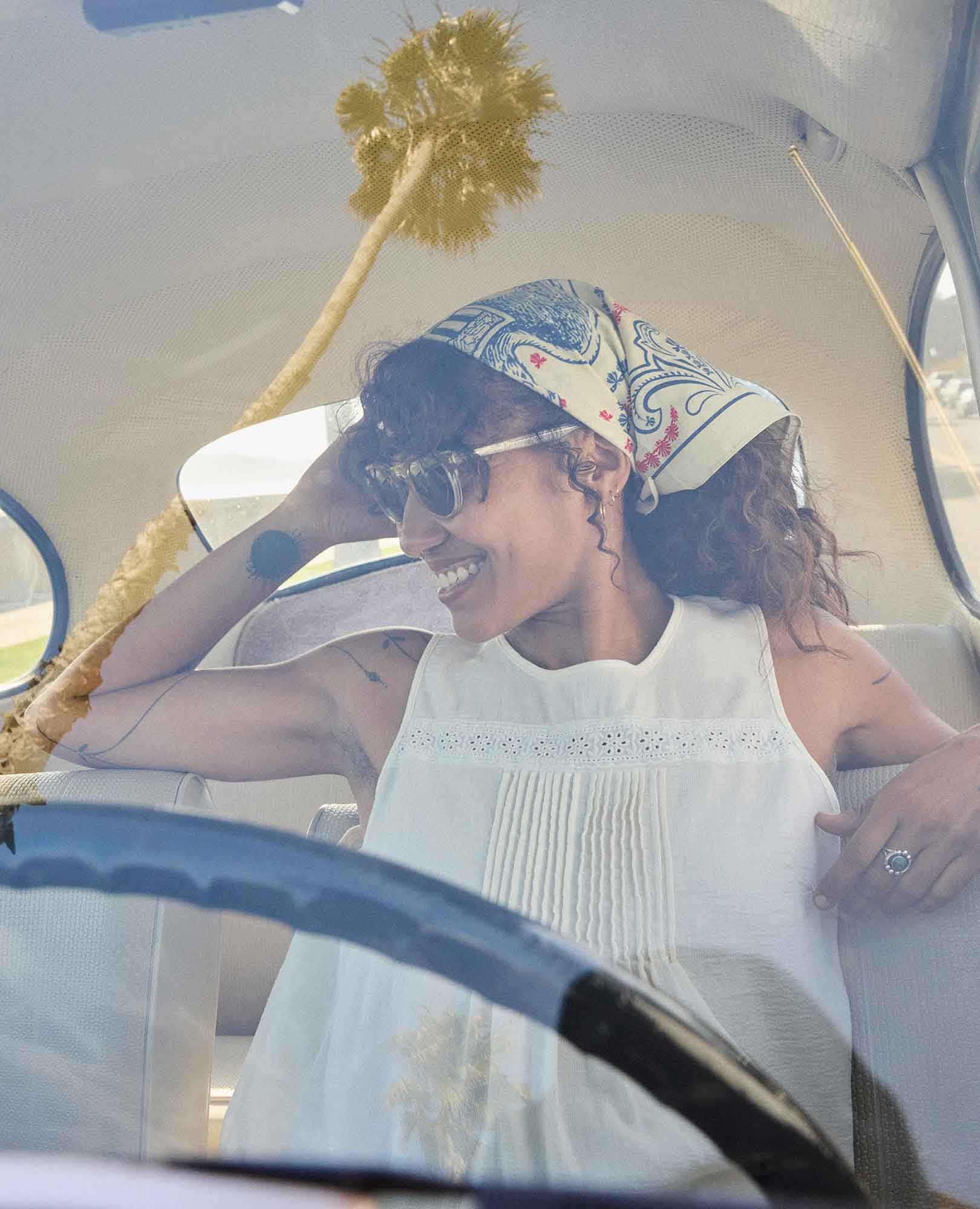 Manzana Pin Tuck Tank