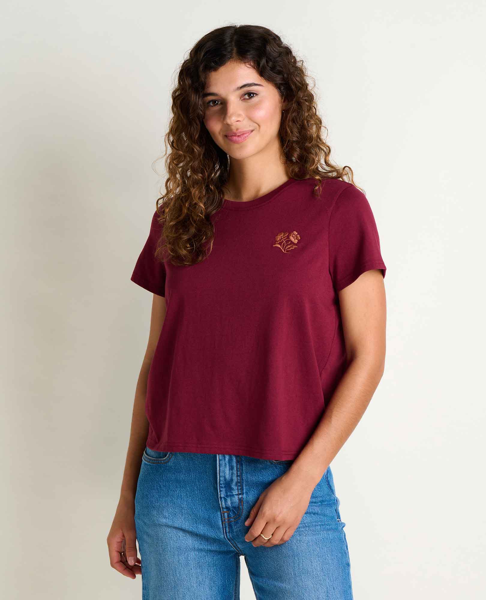 Re-Form Embroidery SS Crew
