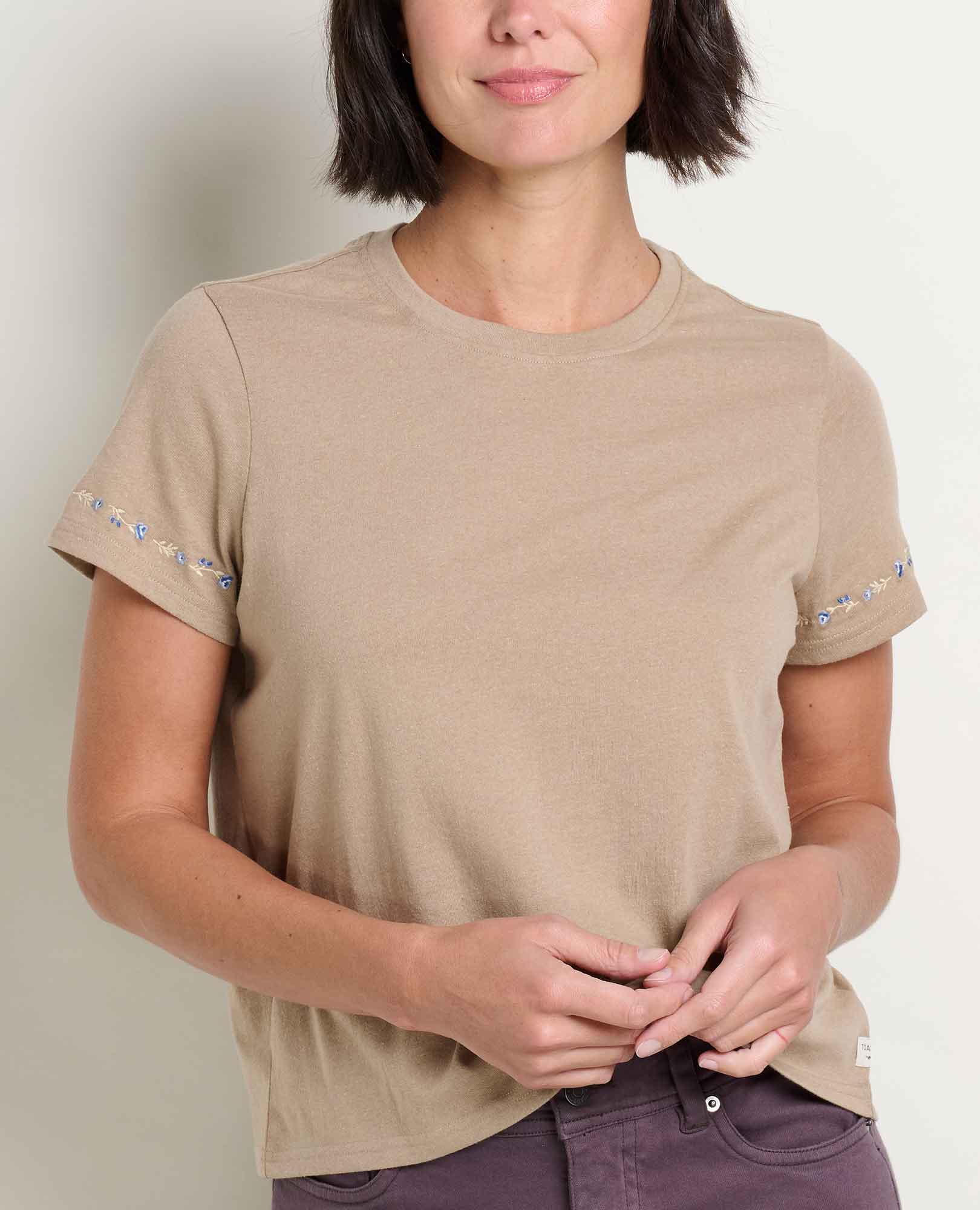 Re-Form Embroidery SS Crew