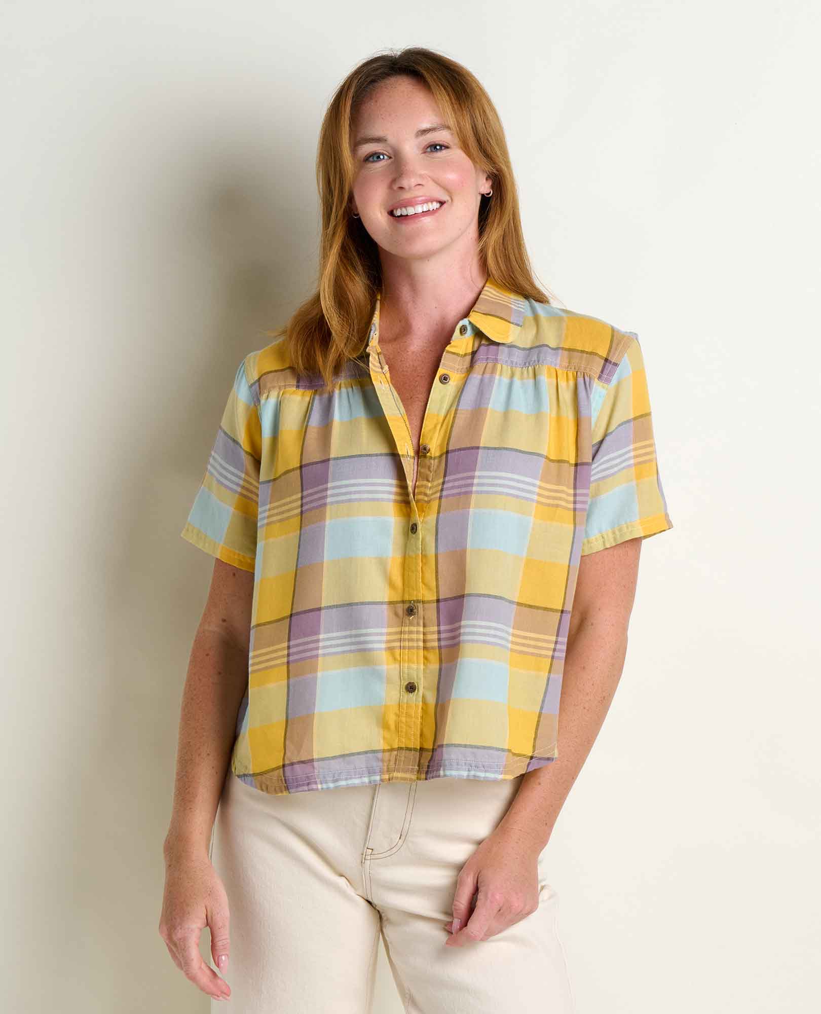 Holly Shirt - Faded Lilac Pattern