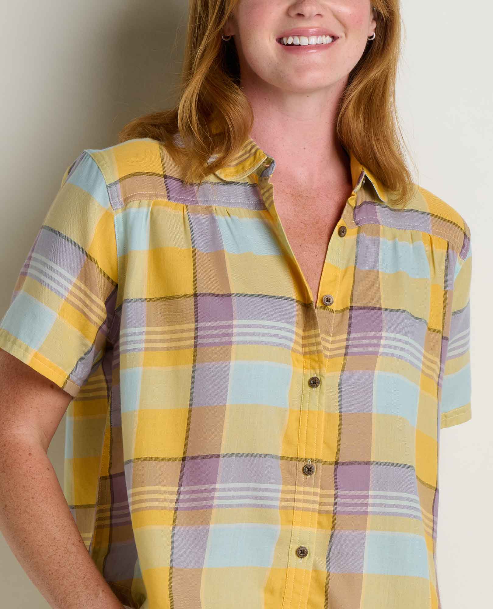 Holly Shirt - Faded Lilac Pattern