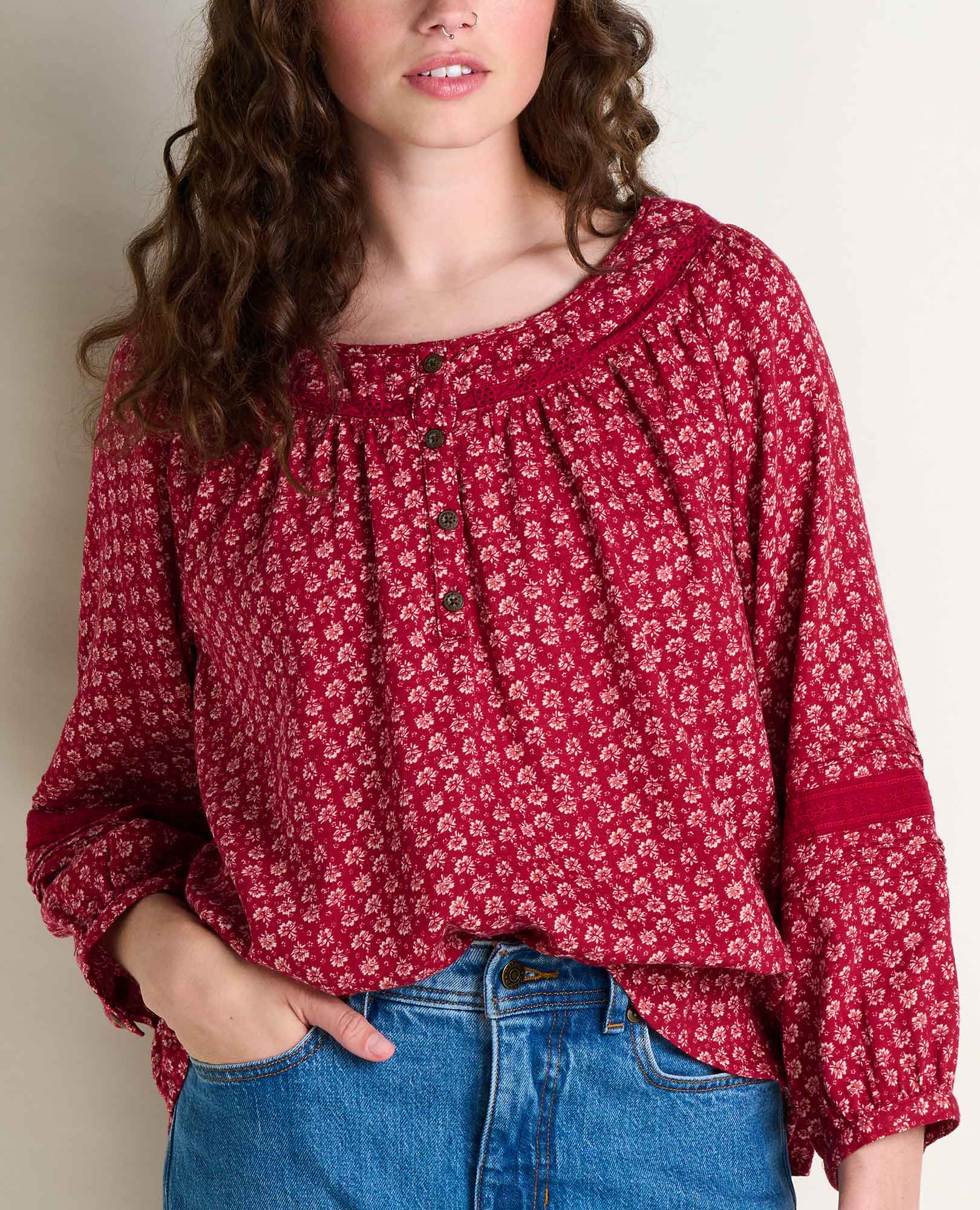 Manzana Peasant LS Shirt