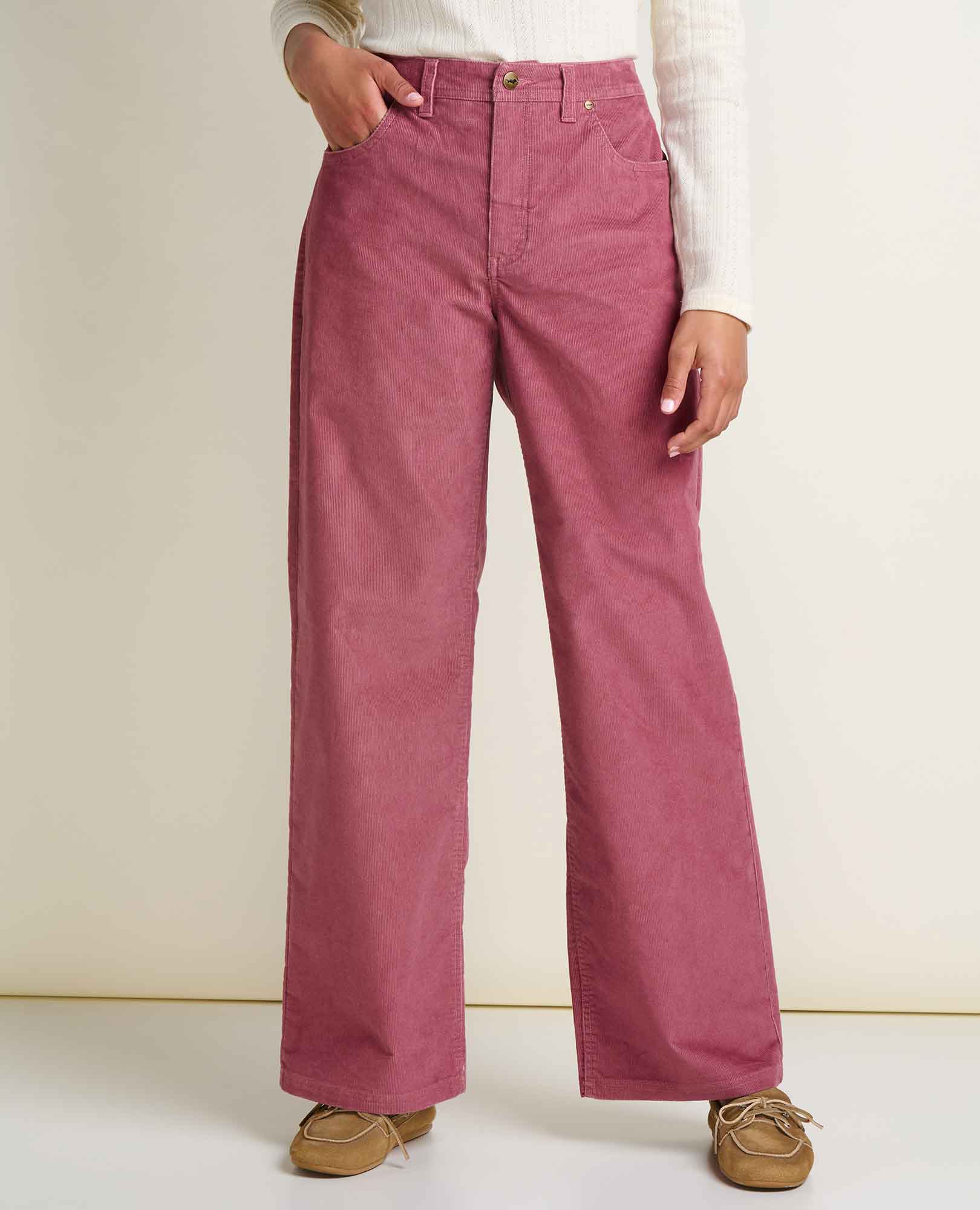 Coaster Corduroy Wide Leg Pant