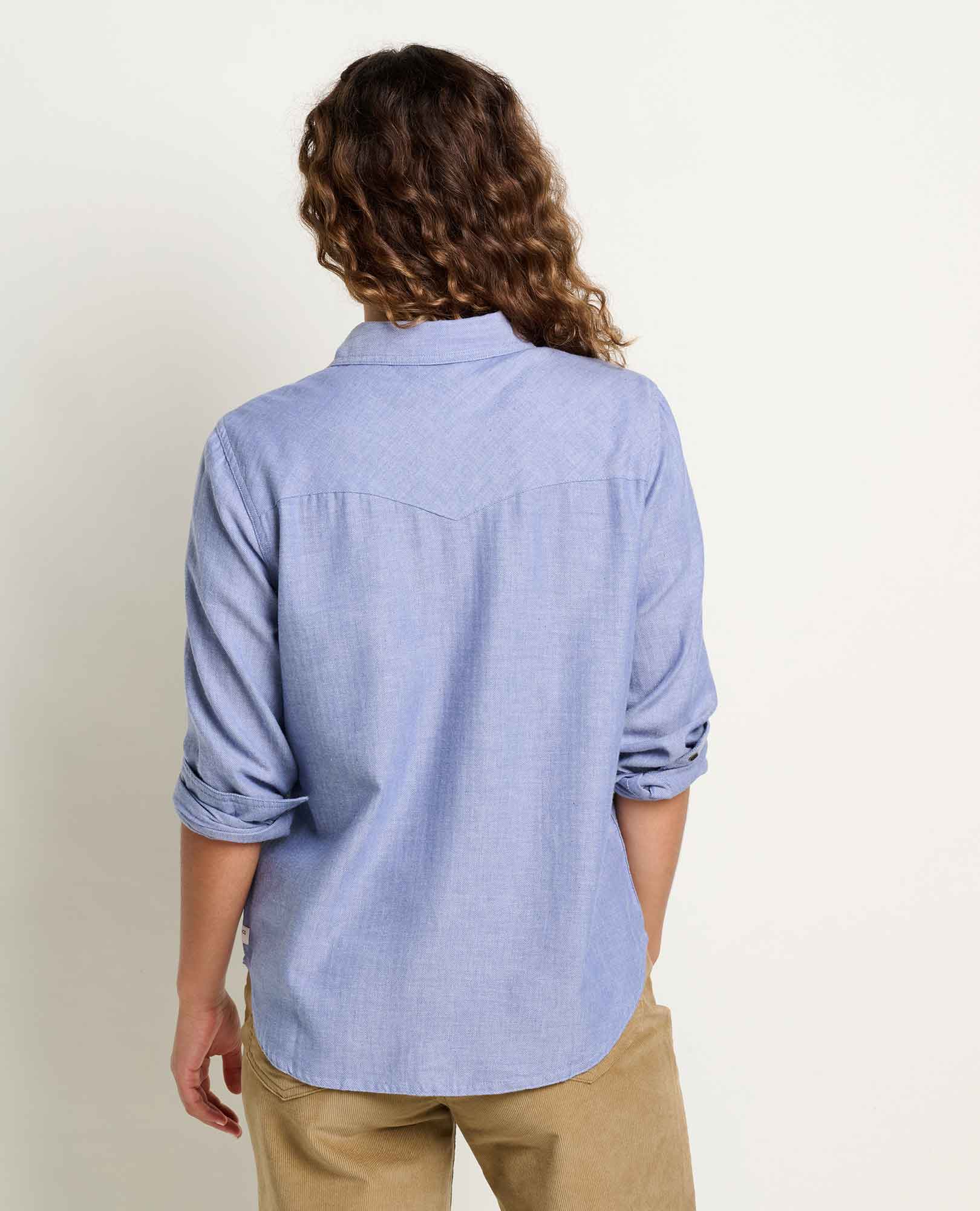 Re-Form Flannel Western Shirt - Dew Embroidery