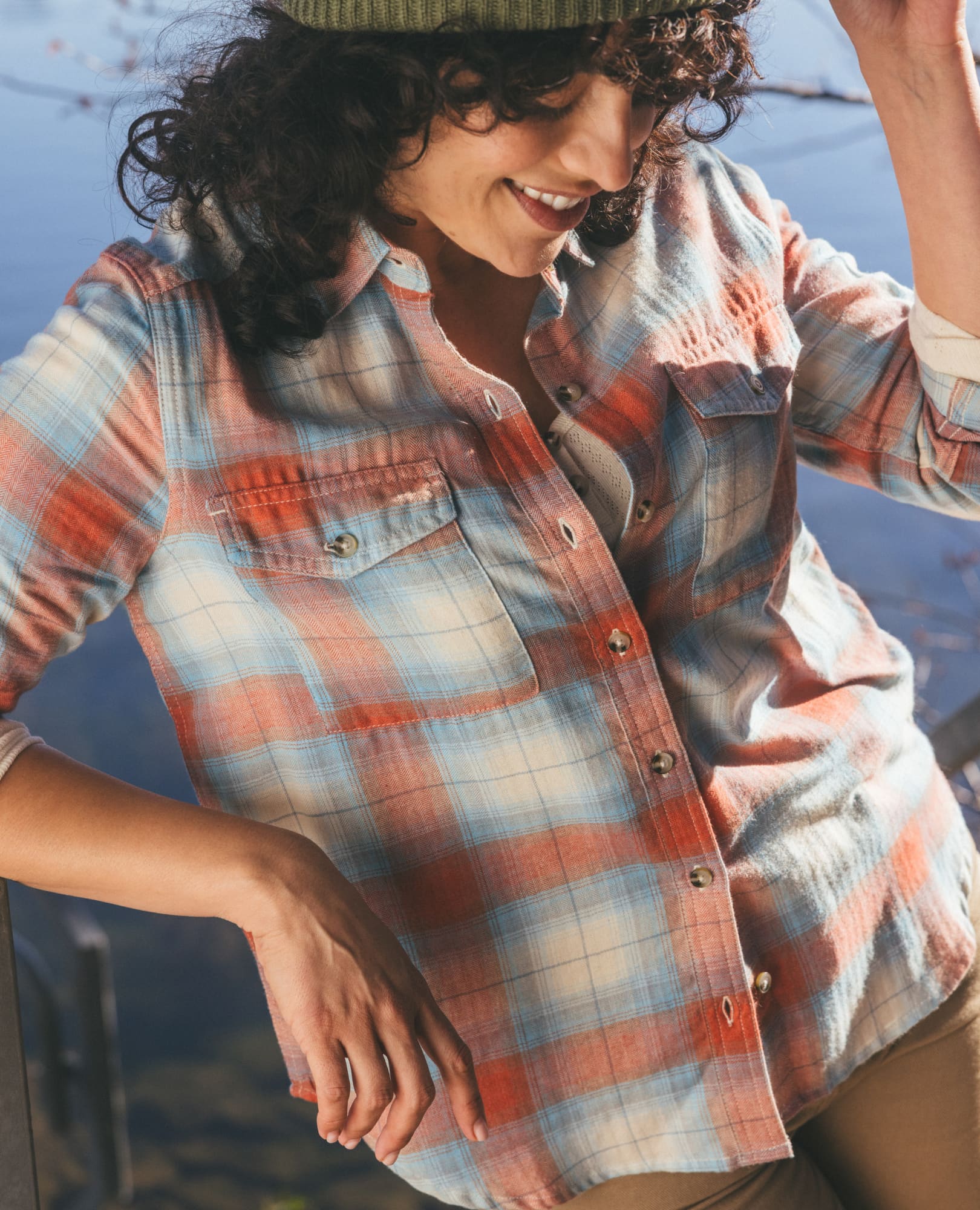 Re-Form Flannel - Almond Pattern