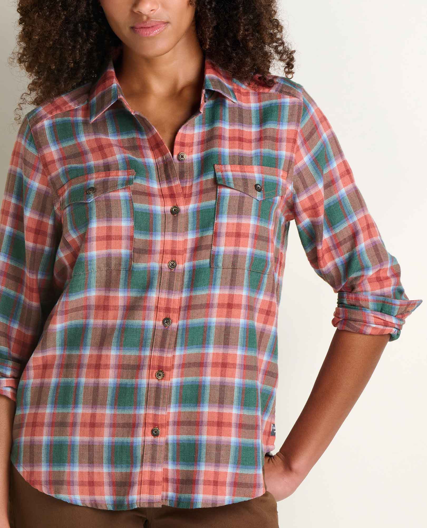 Re-Form Flannel Shirt - Clay Pattern