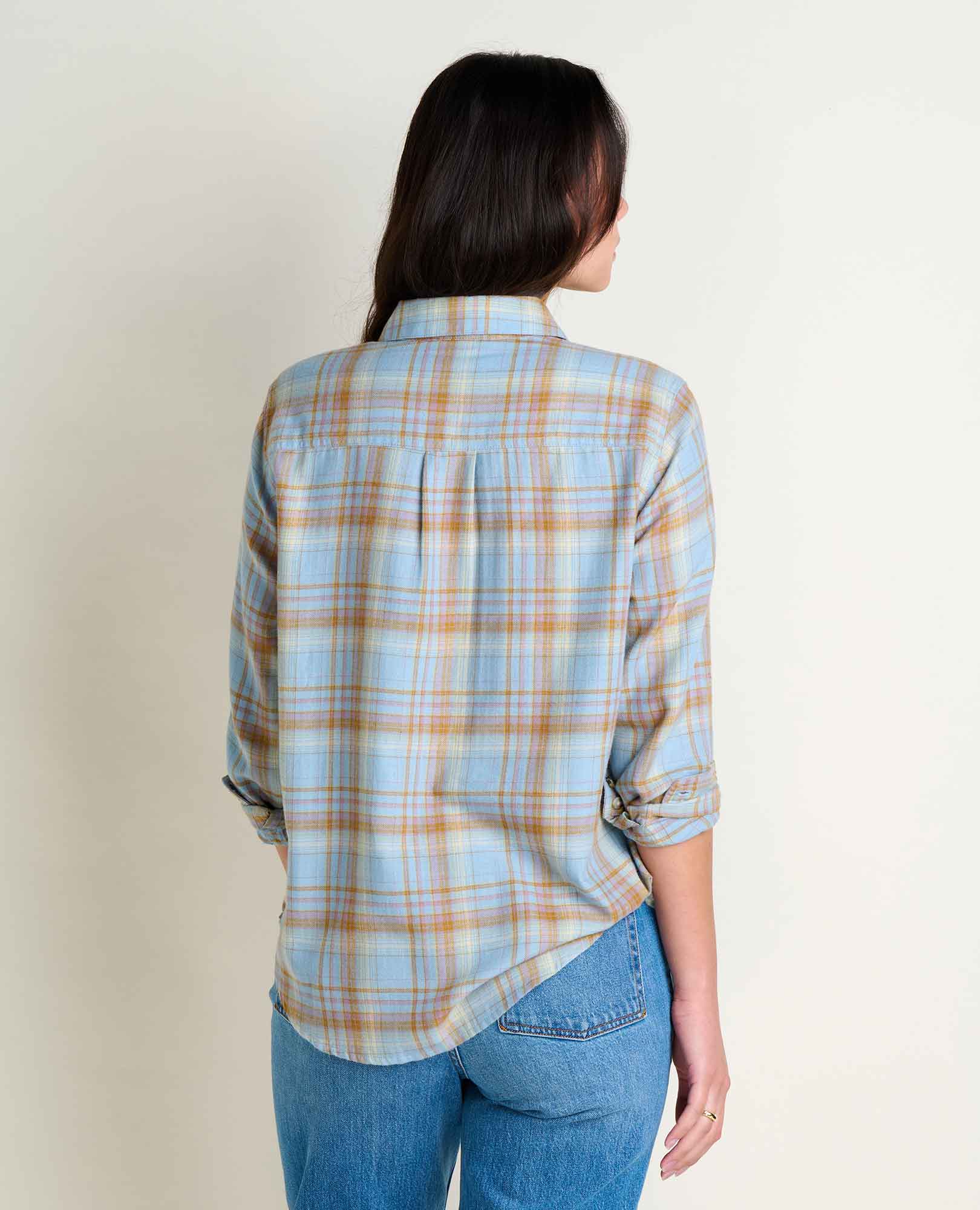 Re Form Flannel Shirt - Weather Blue Pattern