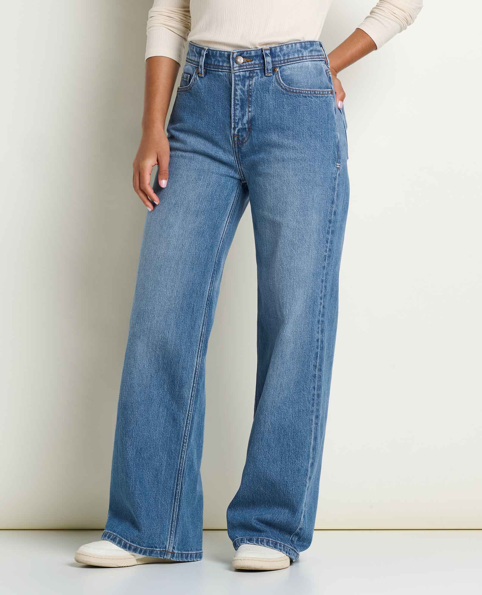 Tamarack Wide Leg Blue Jean - Tahoe