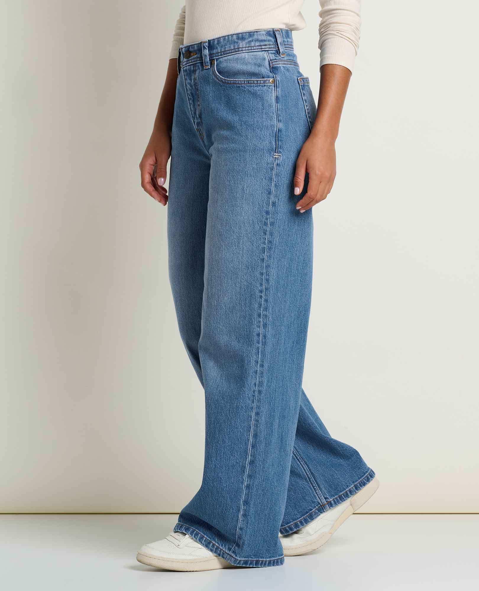 Tamarack Wide Leg Blue Jean - Tahoe