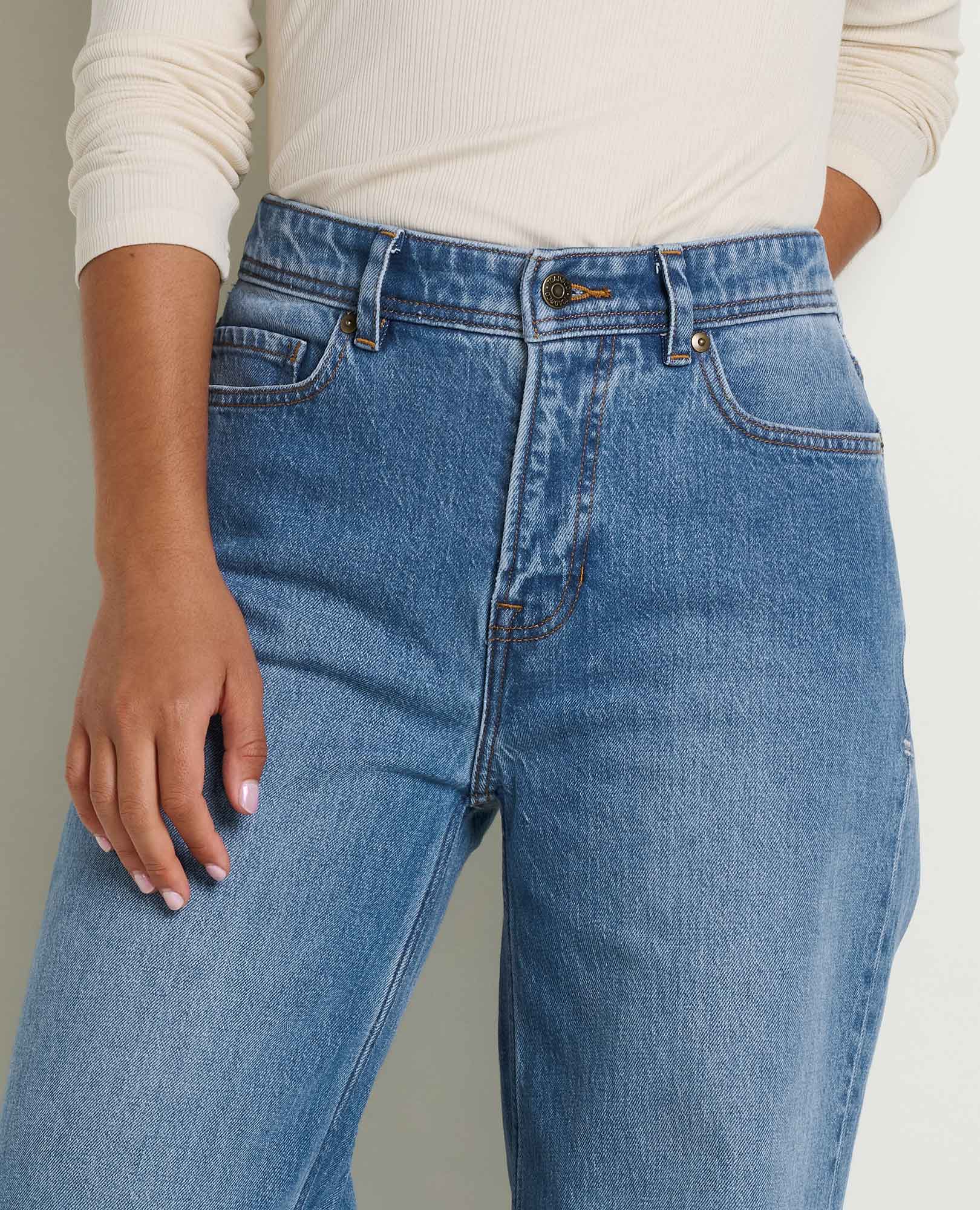 Tamarack Wide Leg Blue Jean - Tahoe