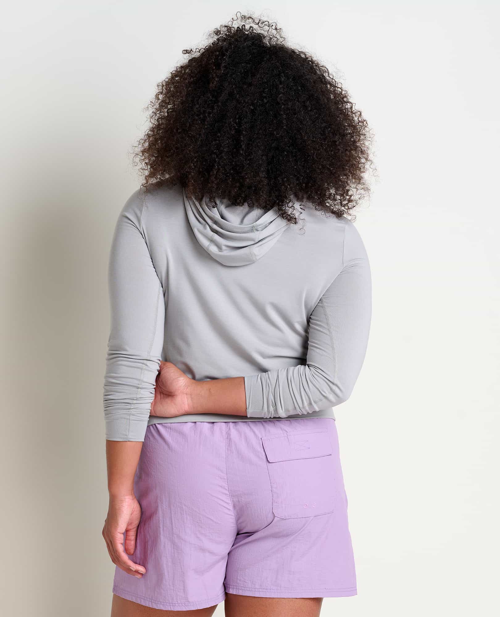 Swifty UPF Long Sleeve Hoody - Light Ash