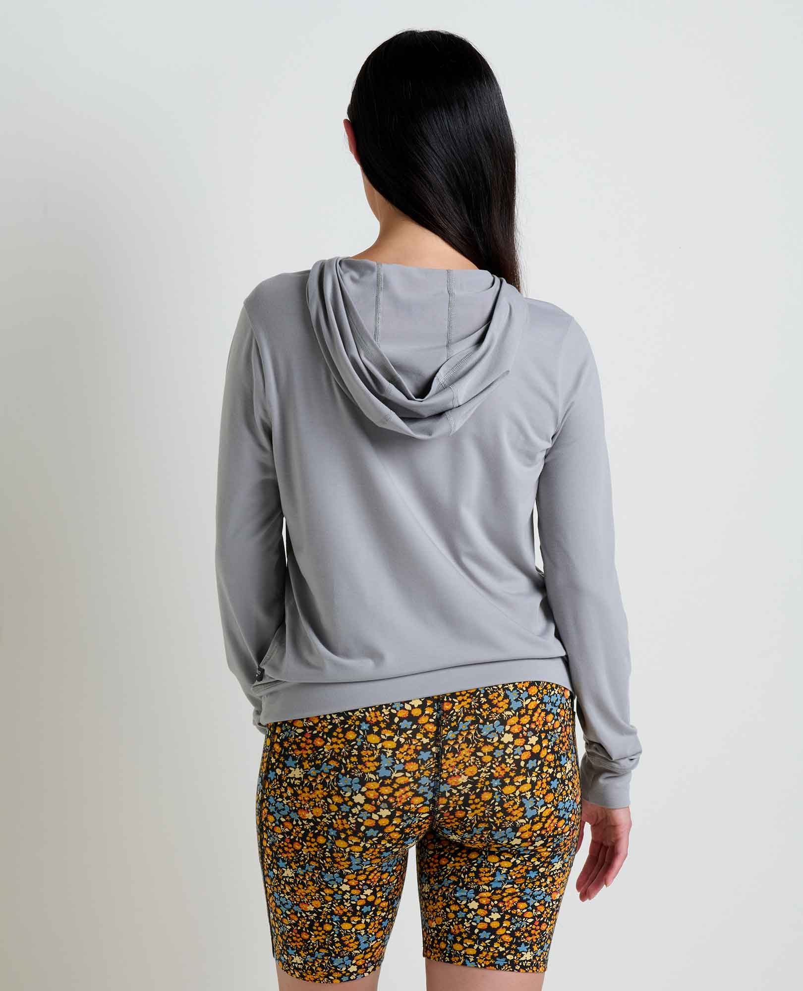 Swifty UPF Long Sleeve Hoody - Light Ash