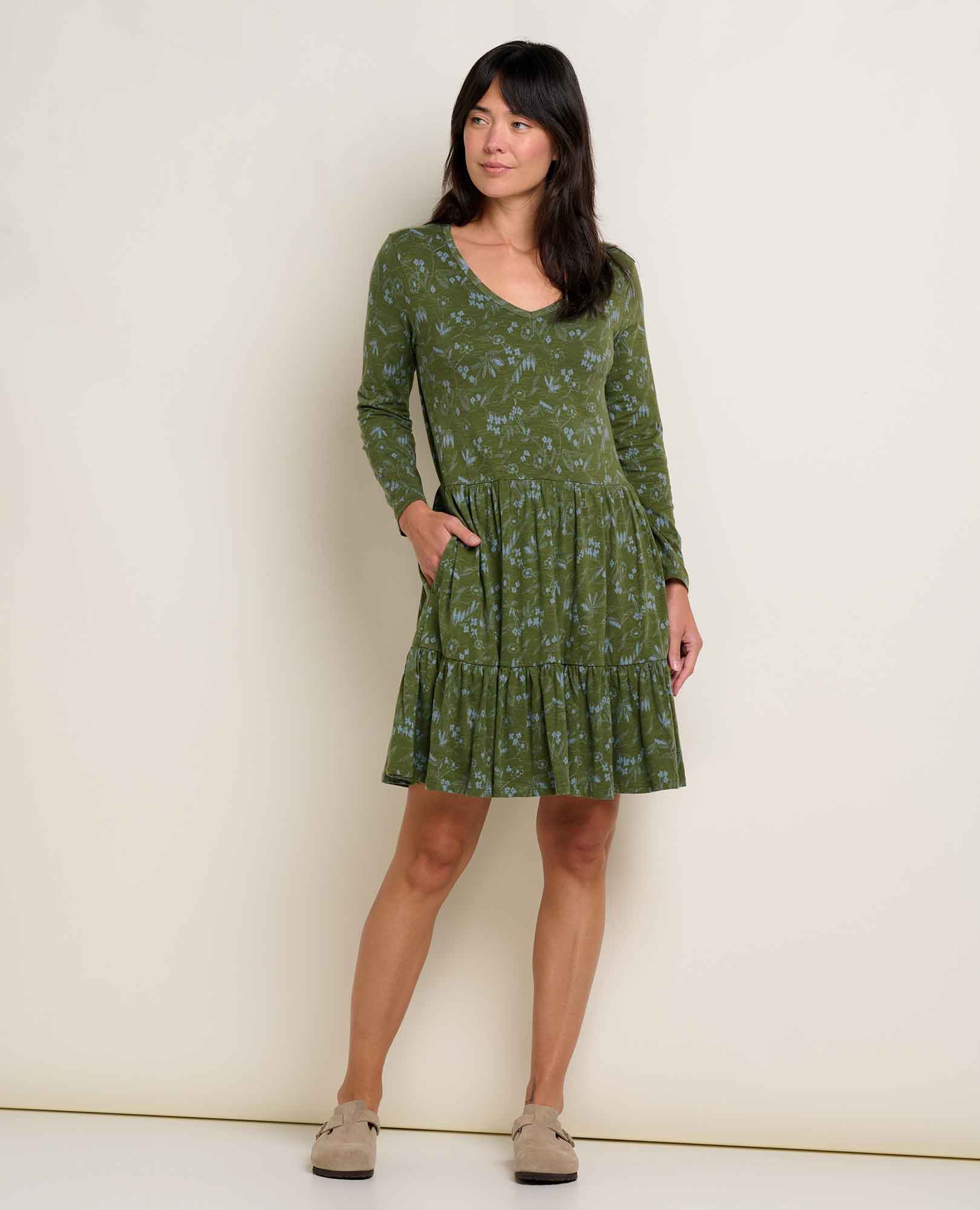 Marley Tiered Long Sleeve Dress