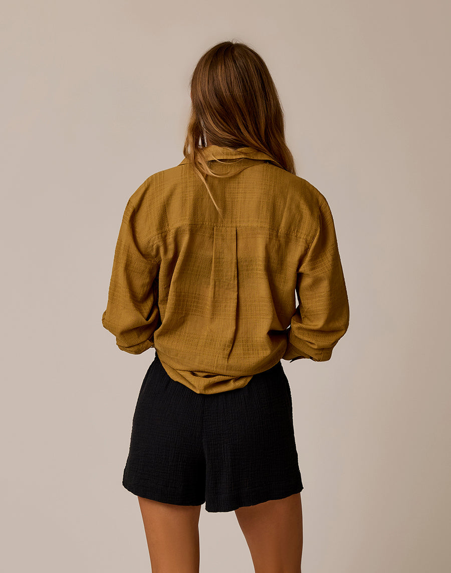 Taylor Textured Tunic - Golden