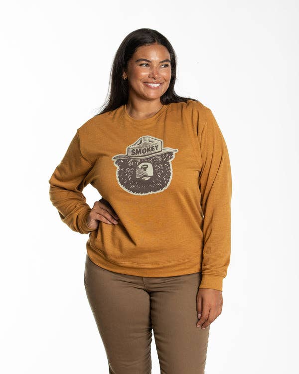 Smokey Logo Sweatshirt: Bronze