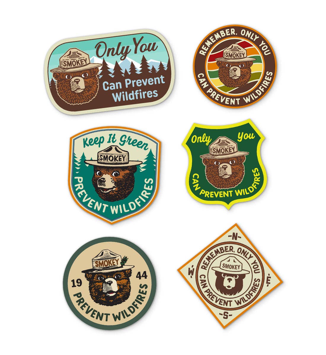 Smokey Bear Sticker