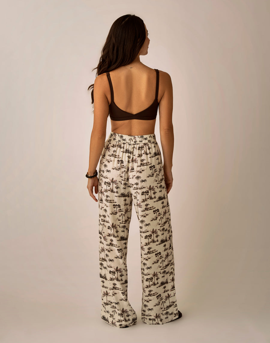 Nico Linen Pant - Toile