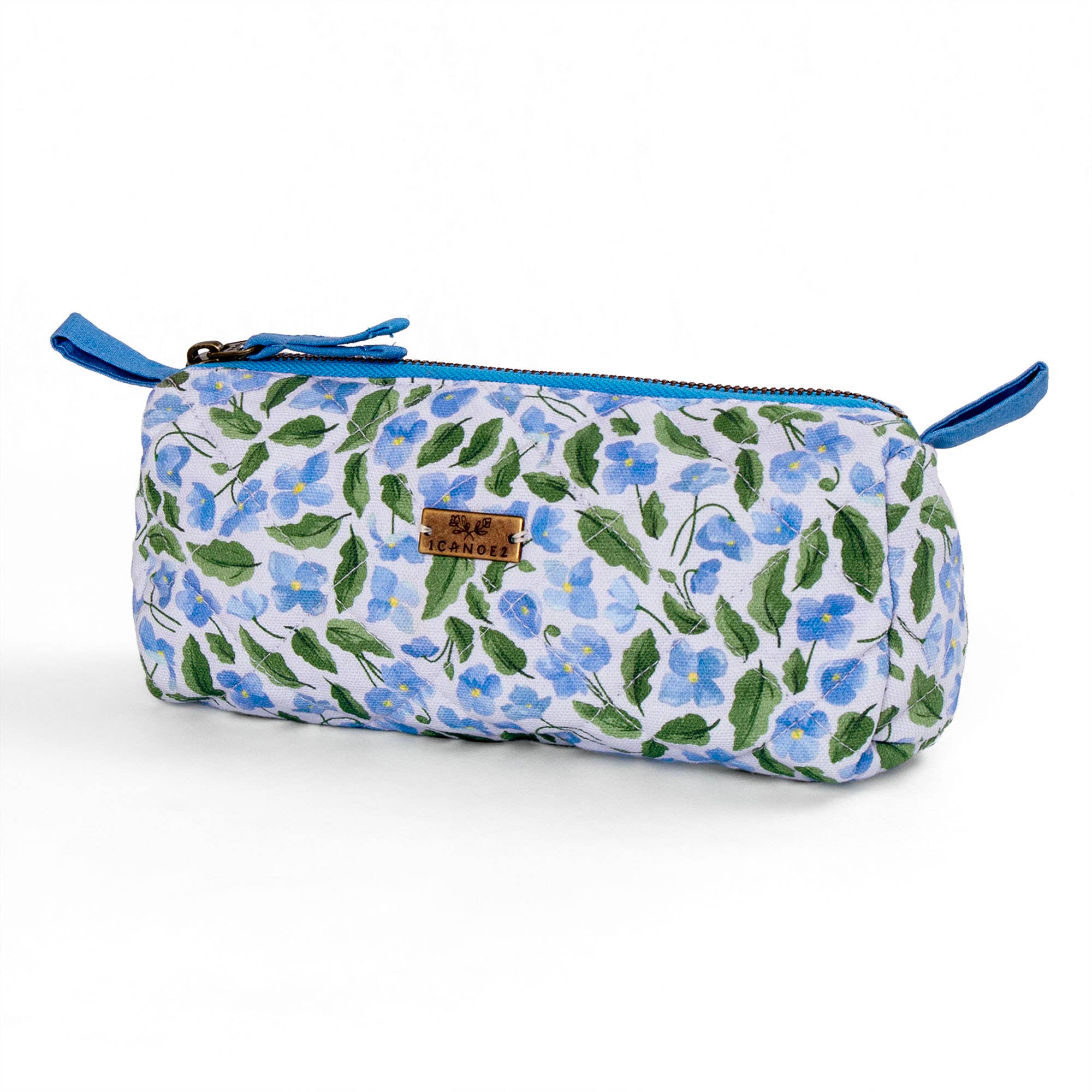 Poppies Quilted Pencil Pouch