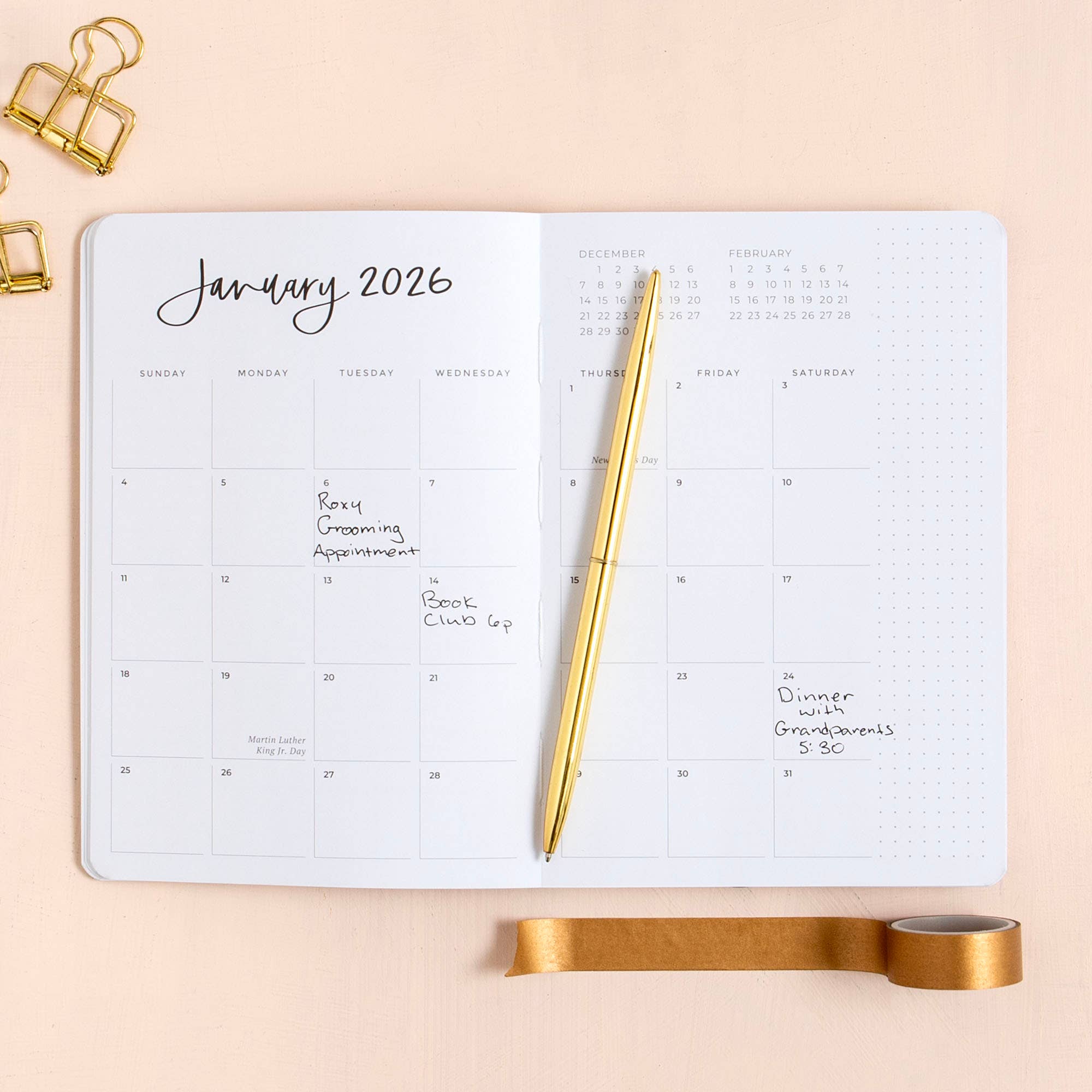 Augustine Petite Planner: 2026 Calendar Year