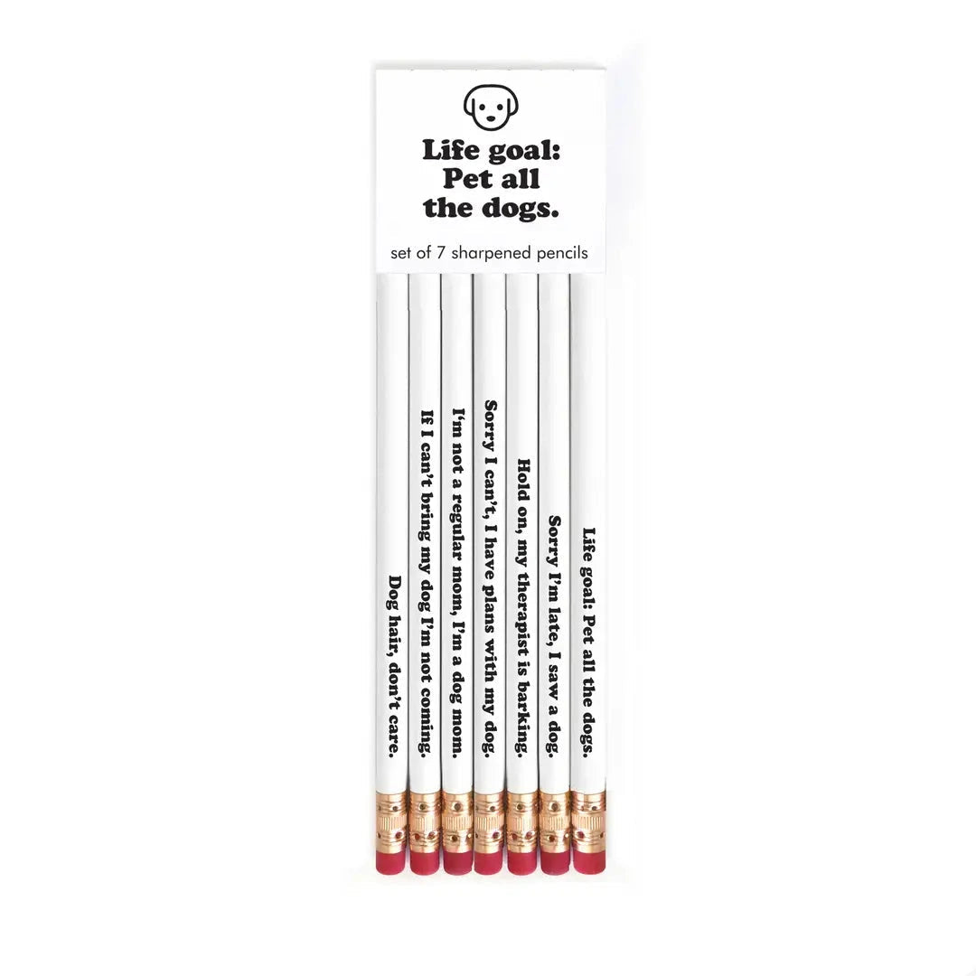 Pet all the Dogs Quotable Pencils