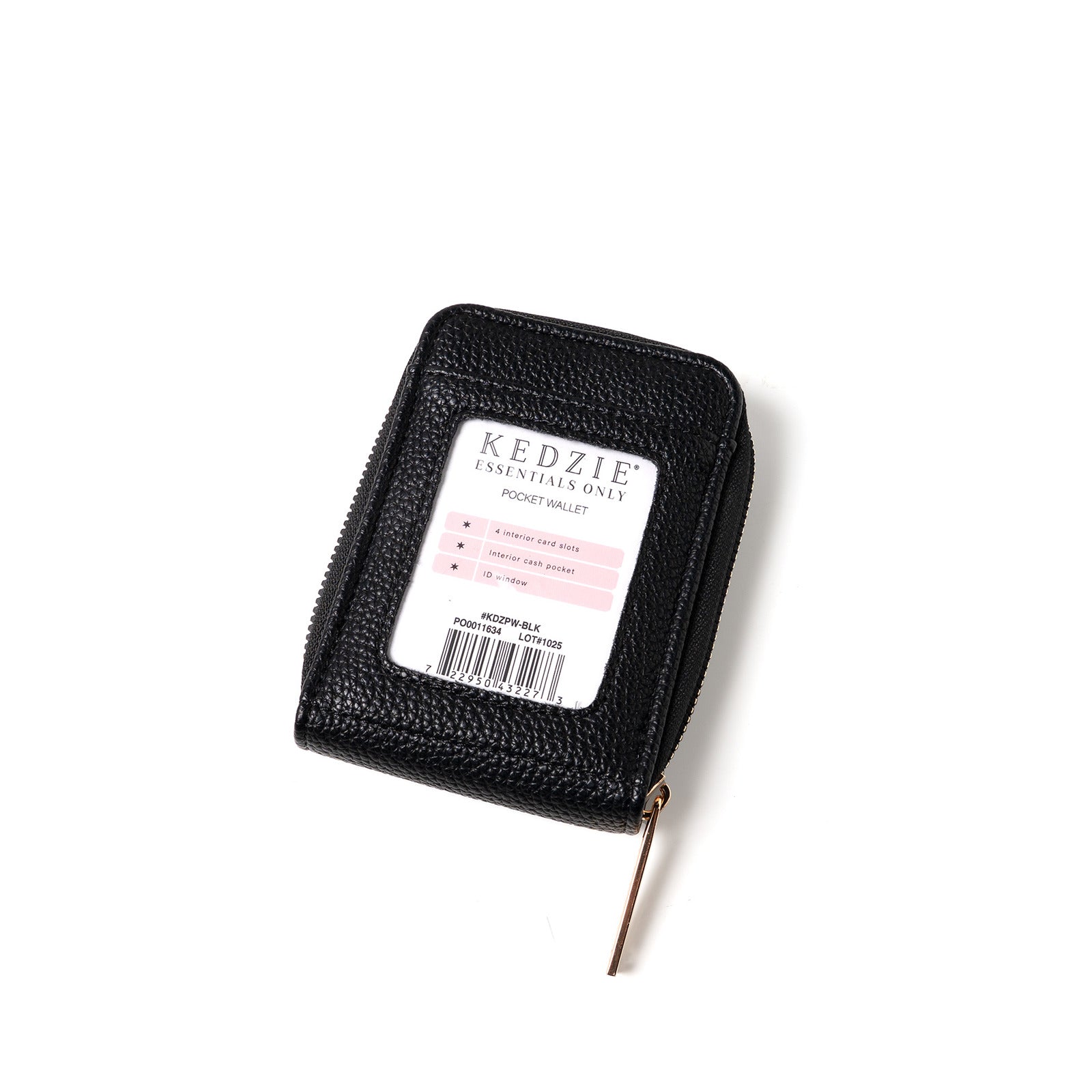 Essentials Only Pocket Wallet - Black