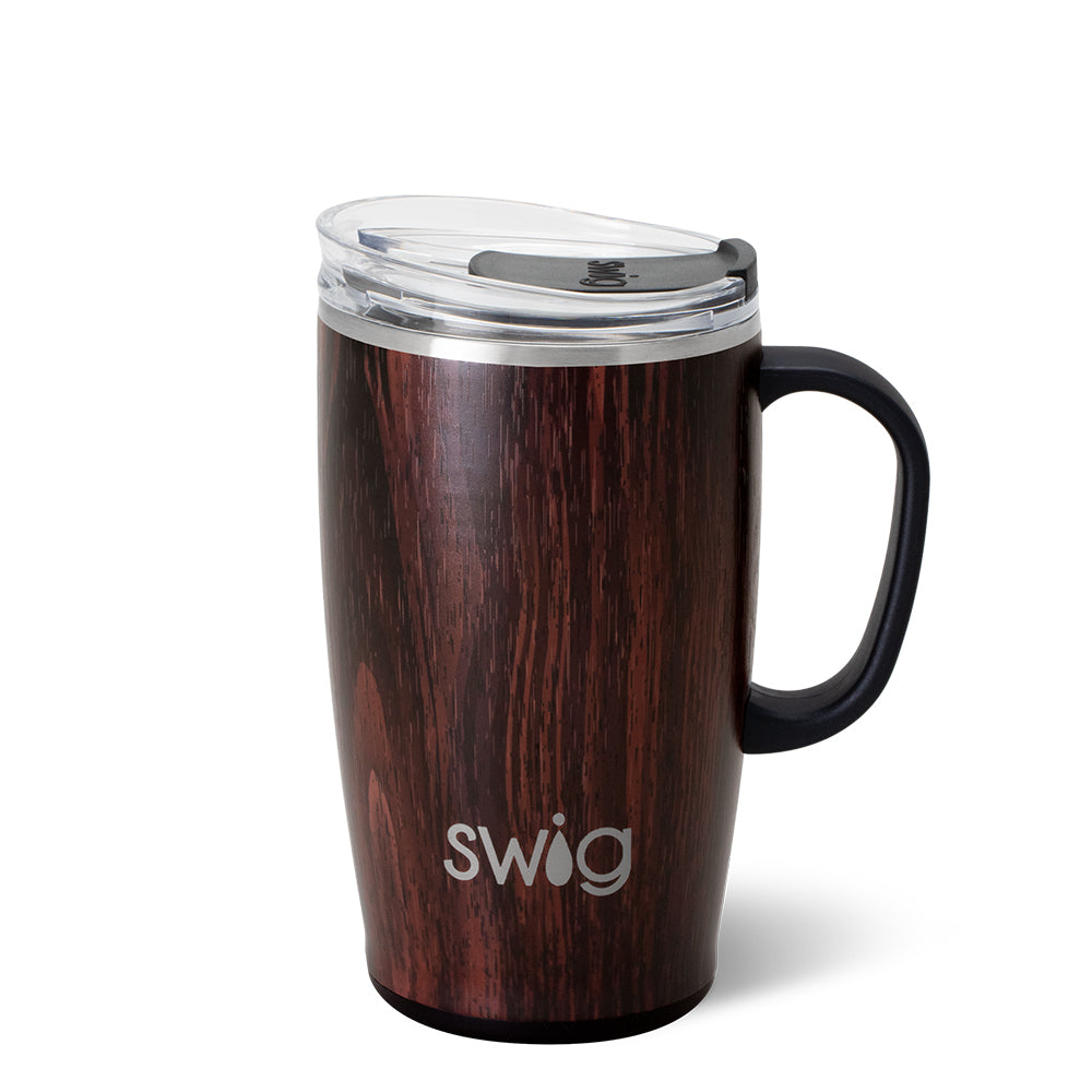 Bourbon Barrel 18oz Travel Mug
