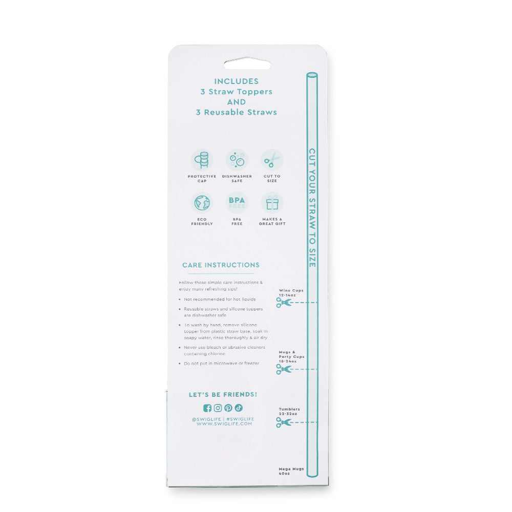 Scrub Life Straw Toppers