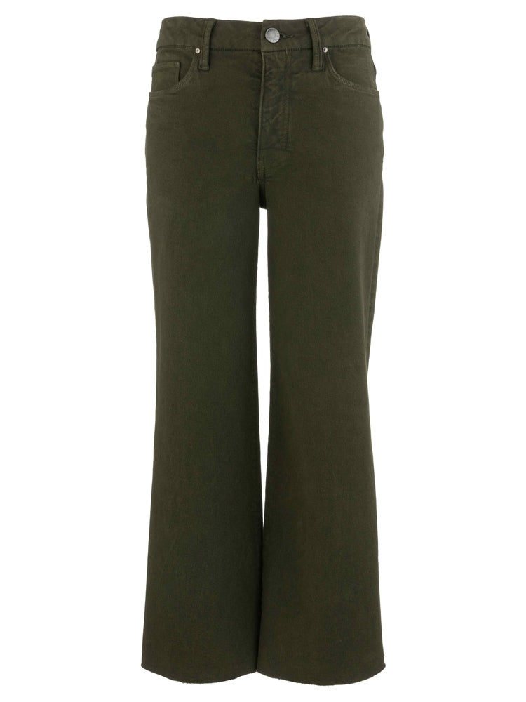 Meg High Rise Fab Ab Wide Leg - Tuscan Olive