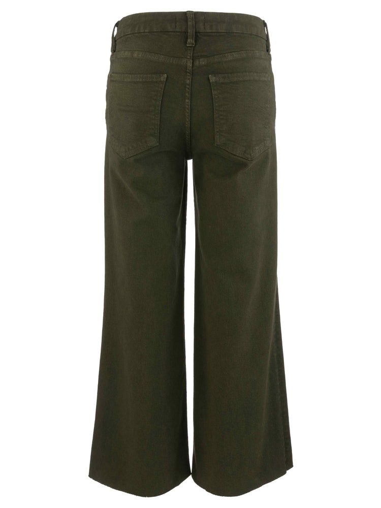 Meg High Rise Fab Ab Wide Leg - Tuscan Olive