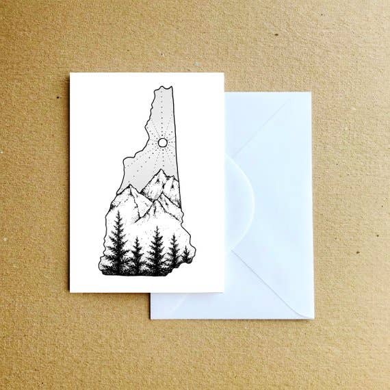 Strange Pine - New Hampshire Card