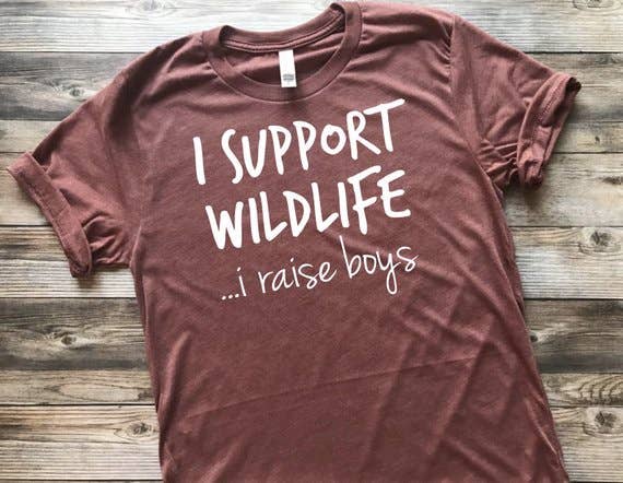 The Little Poppy Shop - Large Support Wildlife Shirt