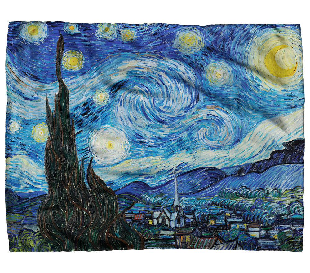 Starry Night Bandana | art by Vincent van Gogh