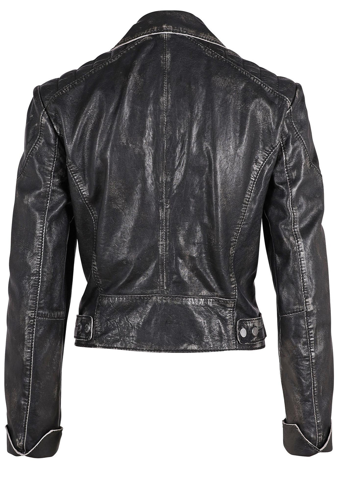 Reanon RF Leather Jacket - Vintage Black