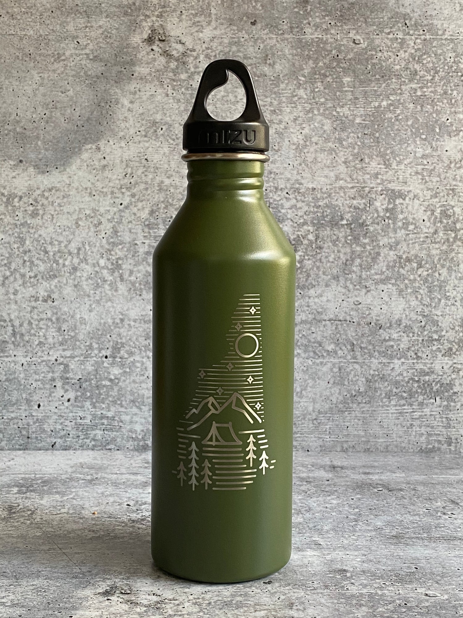 NH Camping Logo Water Bottle
